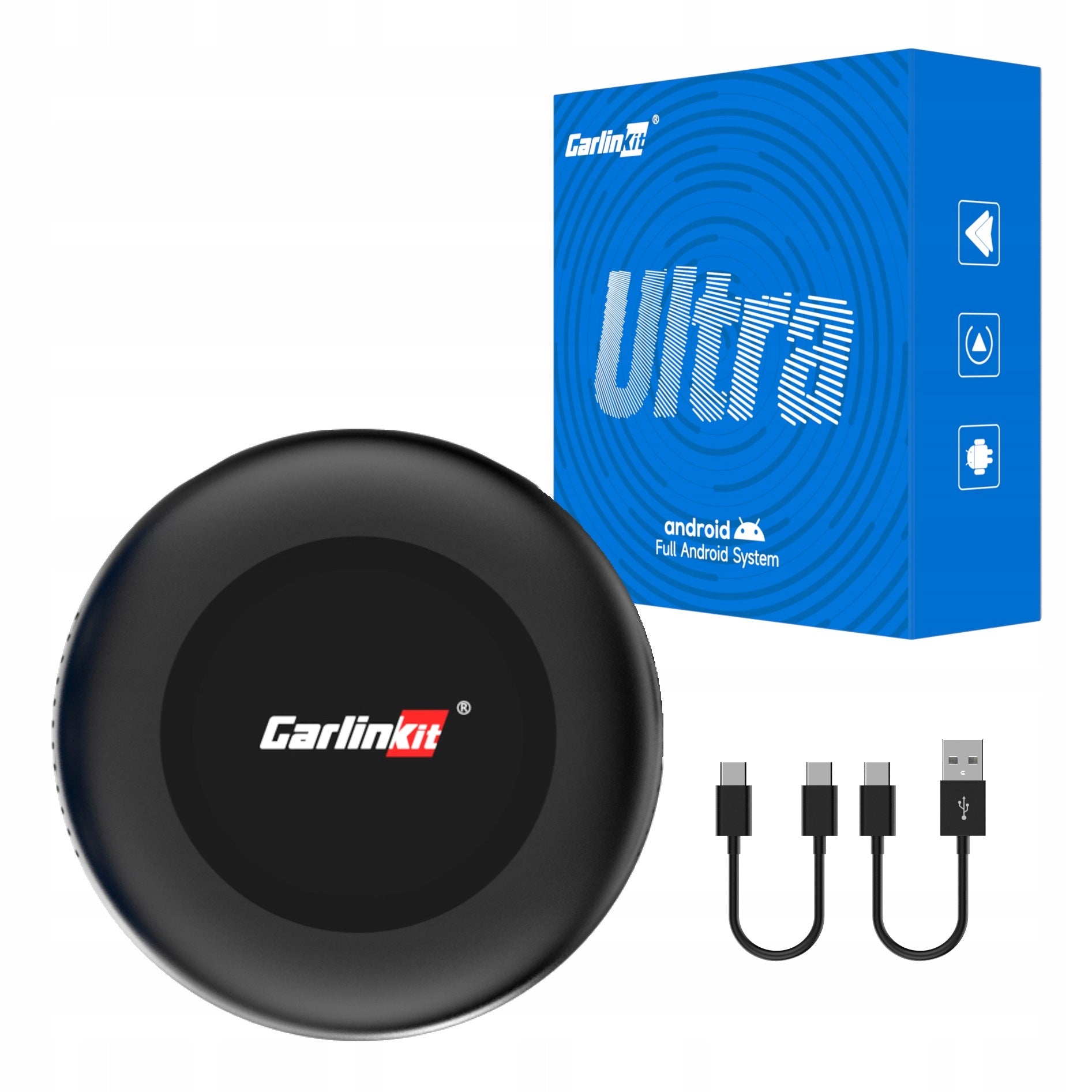 Carlinkit TBOX ULTRA 3 Wireless CarPlay Adapter Android Auto LCD Screen