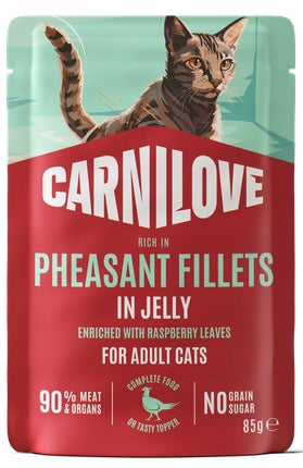 Carnilove pouch jelly wet food pheasant 85g