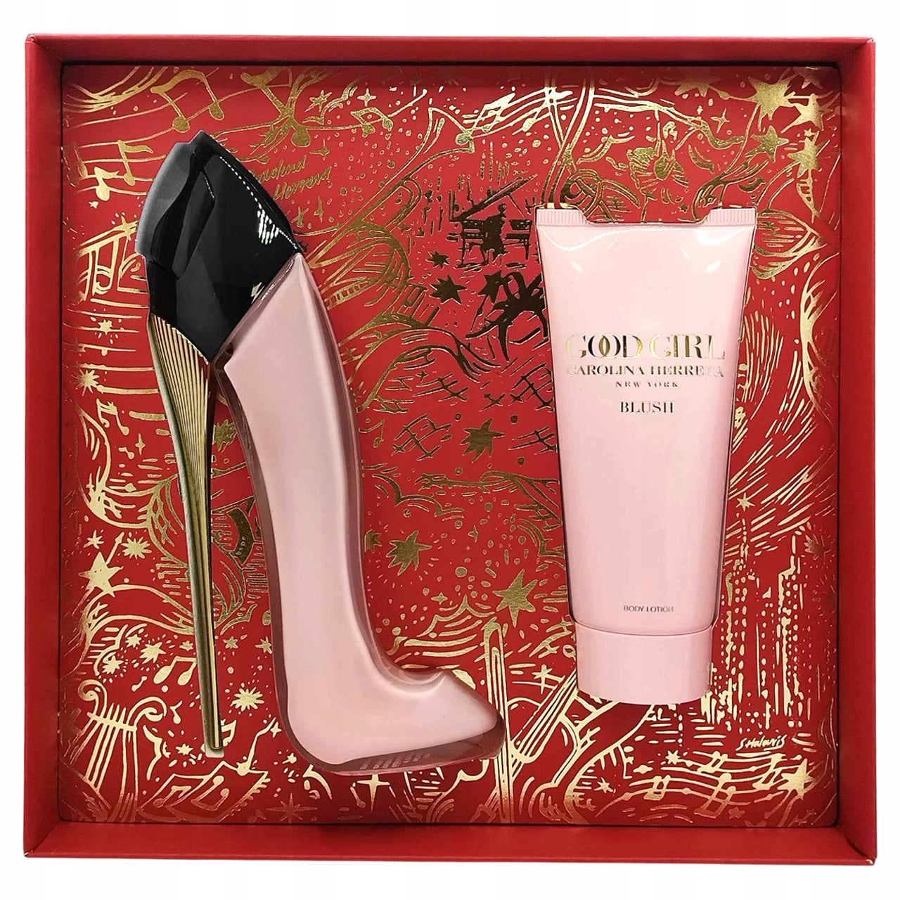 Carolina Herrera Good Girl Blush EDP 80ml + Balsam 100ml Gift Set Packaging status original