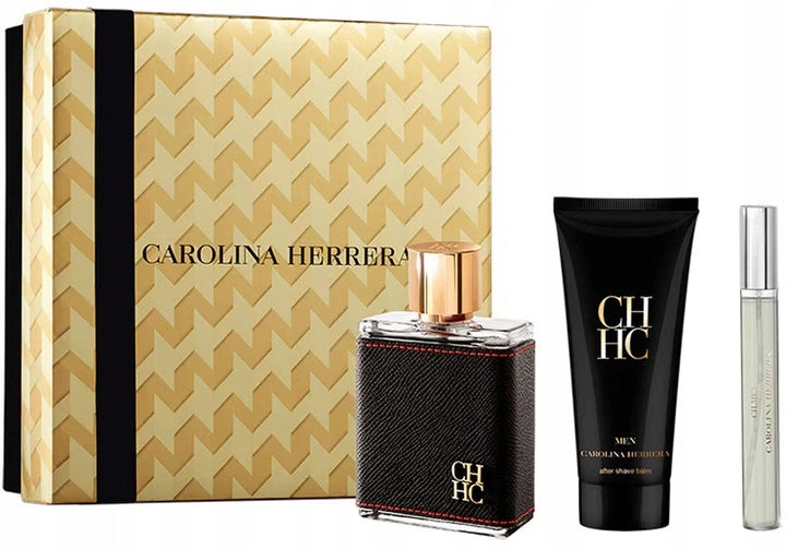 Carolina Herrera Men's Set: Eau De Toilette 100ml + 10ml + Balm after