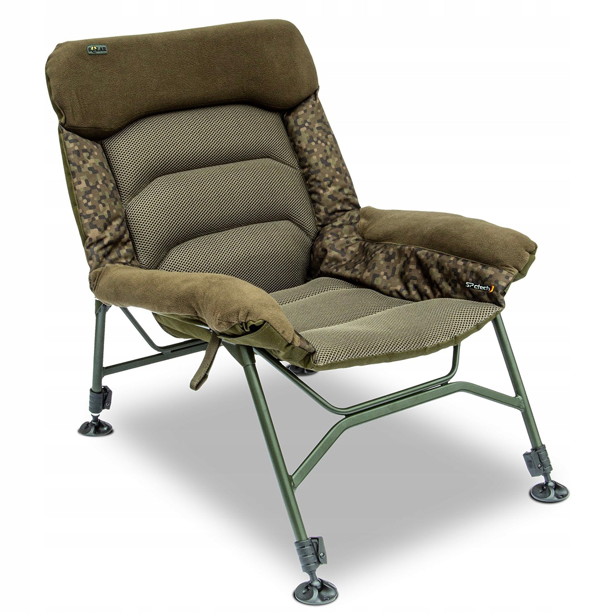 Carp Chair Adjustable Aluminum Mattress 3D DuraDore Solar SP C-Tech