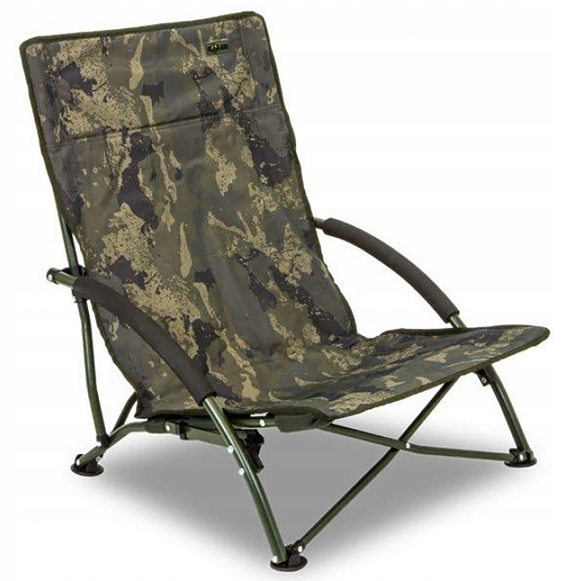 Carp Chair Low Camo Undercover Foldable Easy Chair Solar