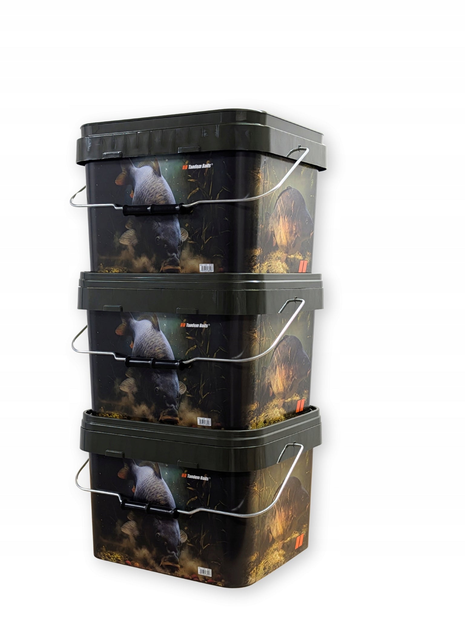 Carp Fishing Bucket Set Bait Bucket 10 L - 3 pcs Packaging status original