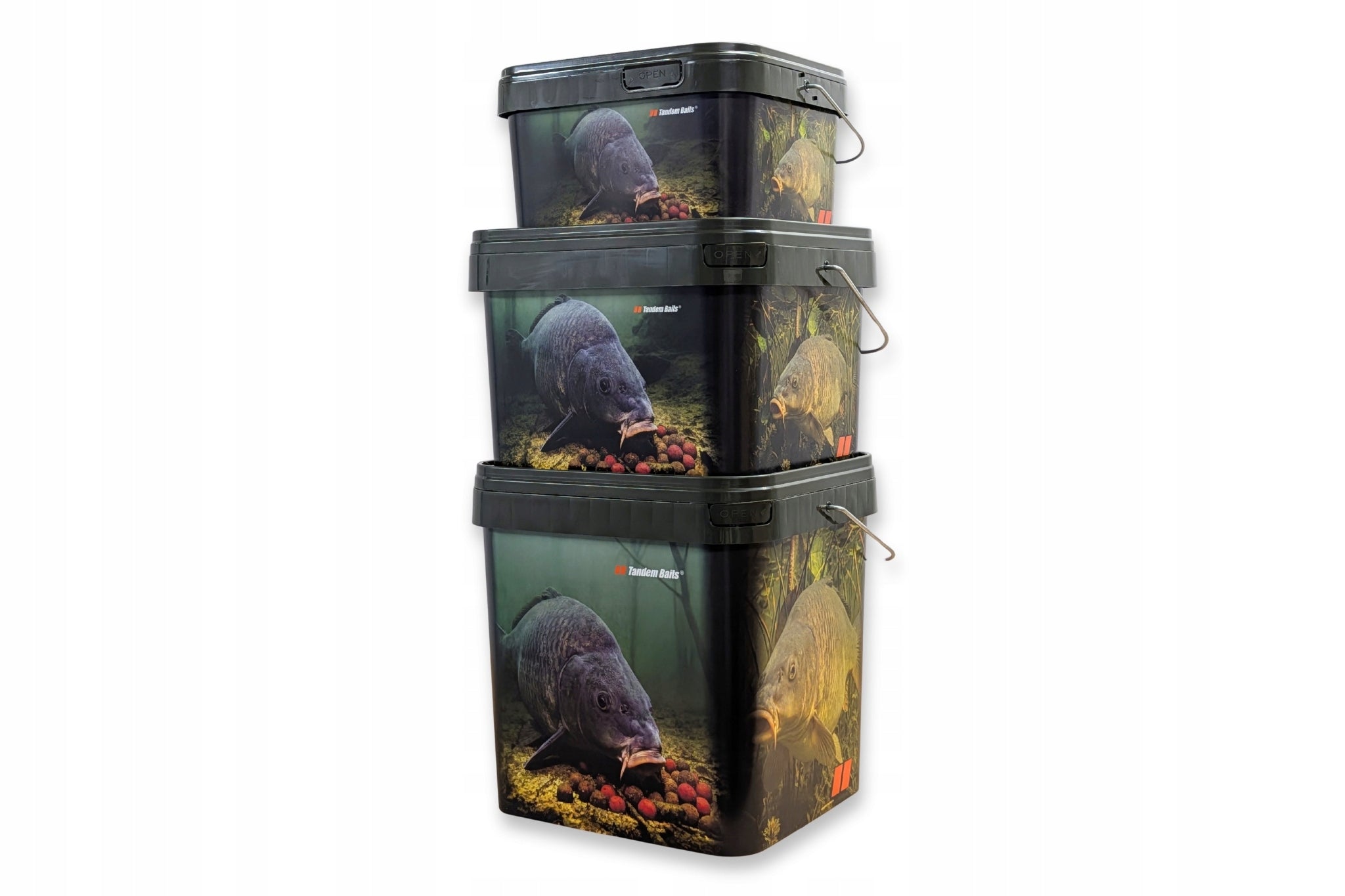 Carp Fishing Bucket Set Bucket 5 L/10 L/17 L - 4 pcs