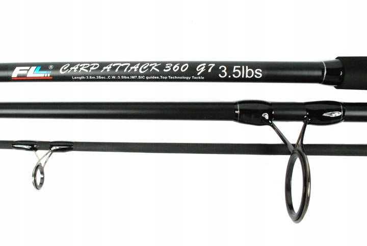 Carp Fishing Set 2x Carp Fishing Rod 2x Reel 2x Z59 Beacon Brand Atilo