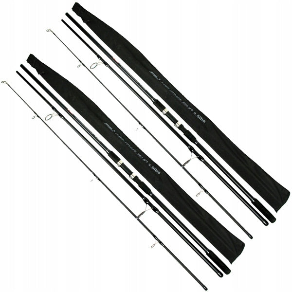 Carp Fishing Set 2x Carp Fishing Rod 2x Reel 2x Z59 Beacon Packaging status original