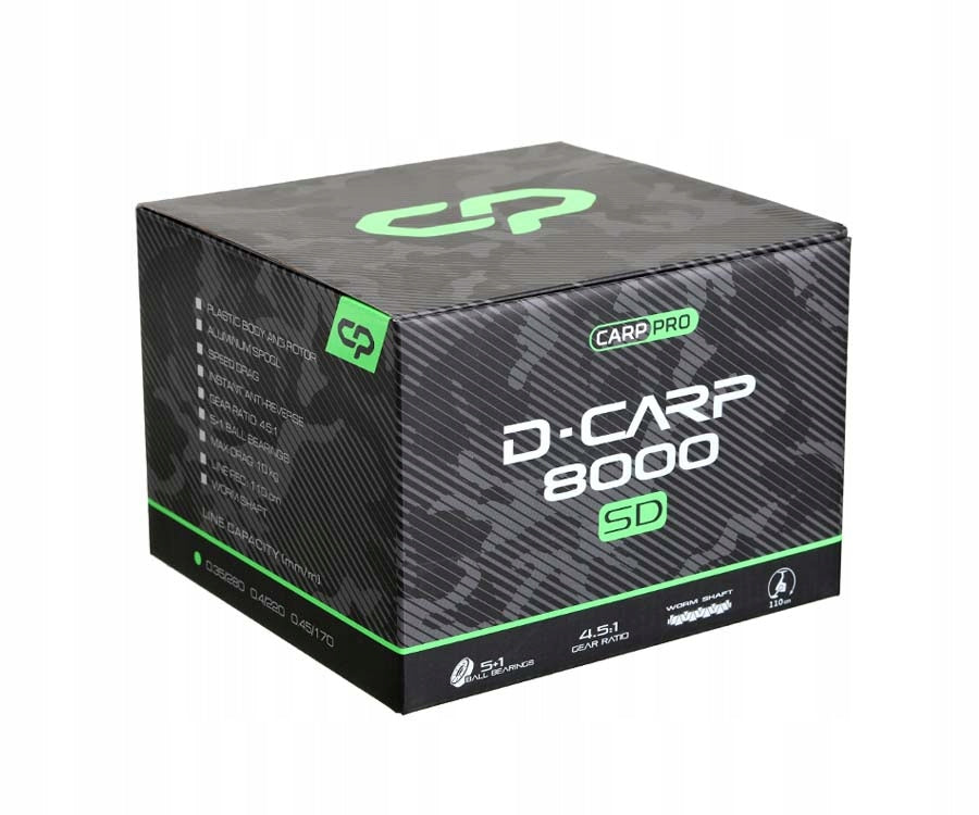 Carp Pro CPO C80 reel Gear ratio 4.5:1