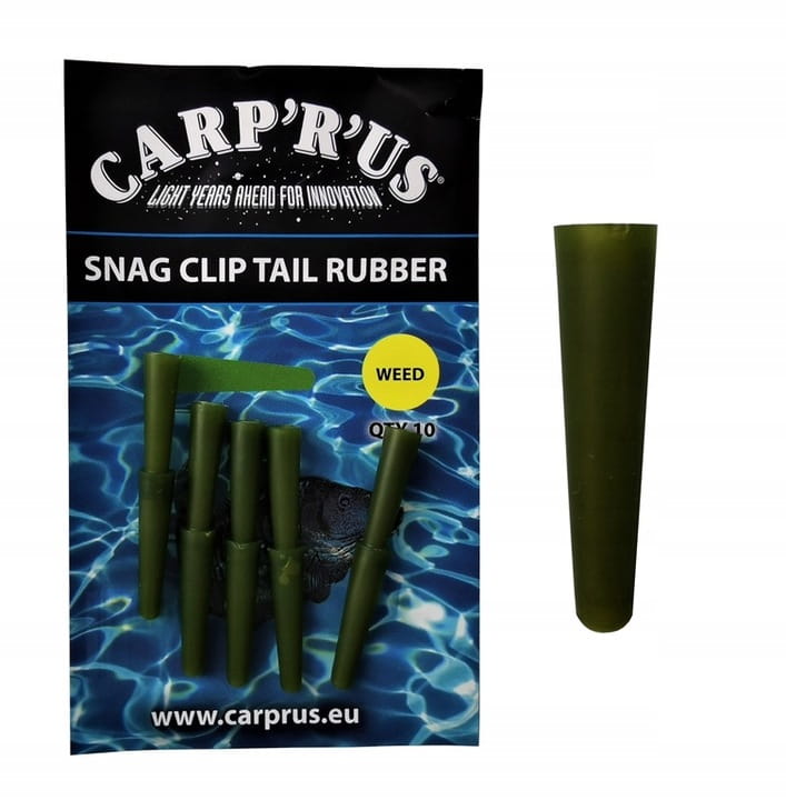 Carp'R'Us Snag Clip Tail Rubber - Green