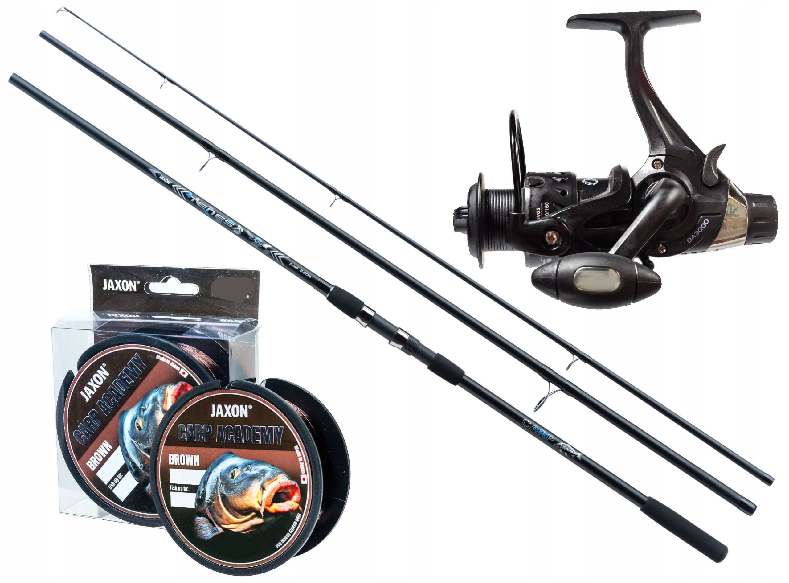 Carp Set for Ground Carp Fishing Rod Jaxon reel Fishing Line