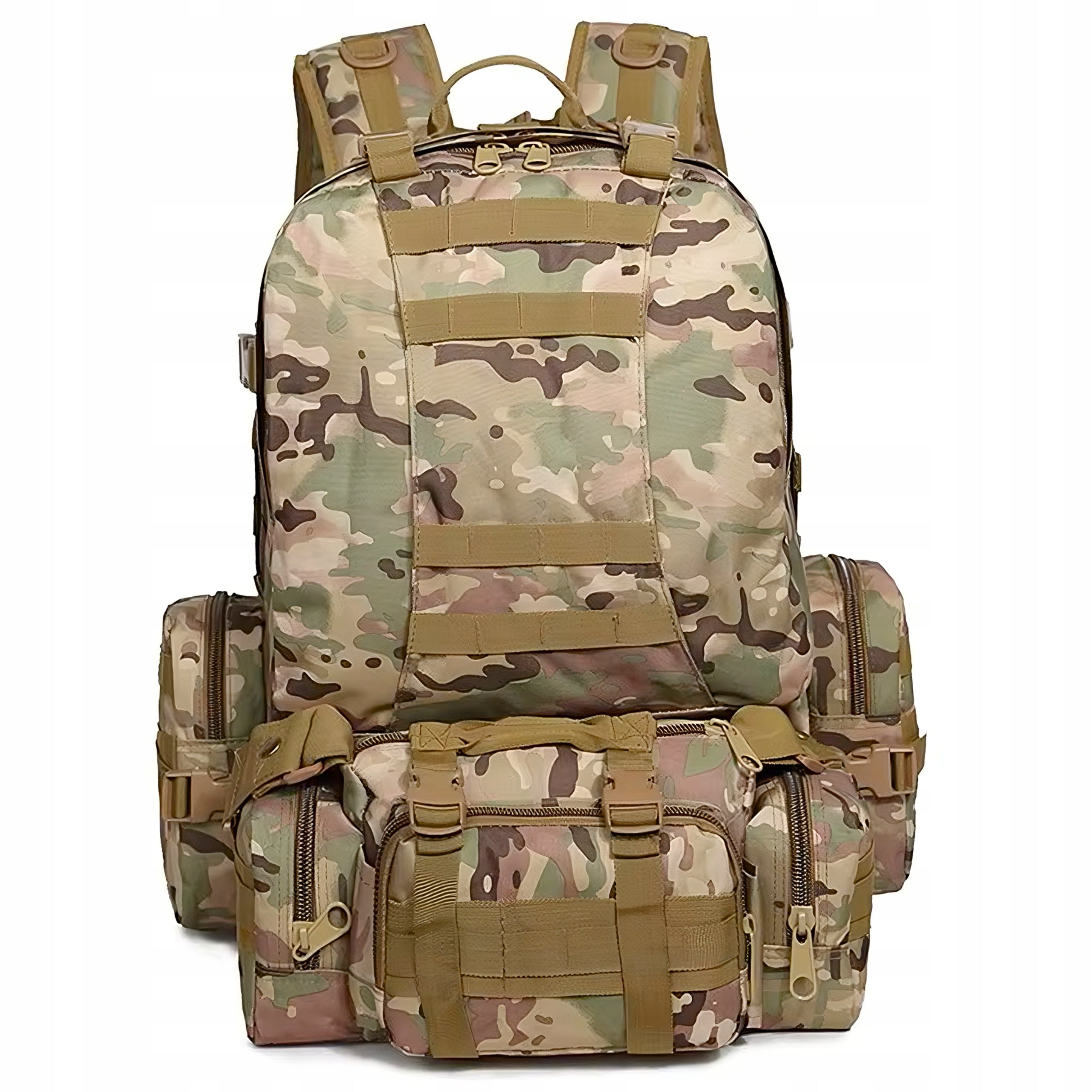 Carp Spinning Fishing Backpack 50L Waterproof Large Organizer Bag Product weight with unit packaging 1.75 kg