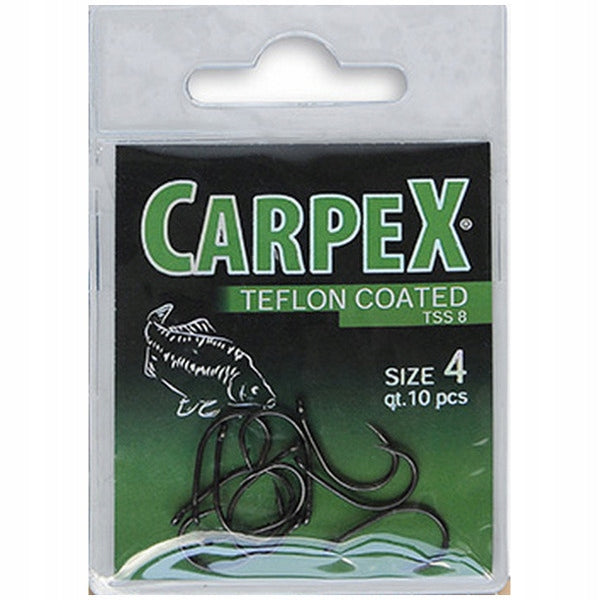Carp hooks Teflon TSS8 No. 10 - Carpex Robinson