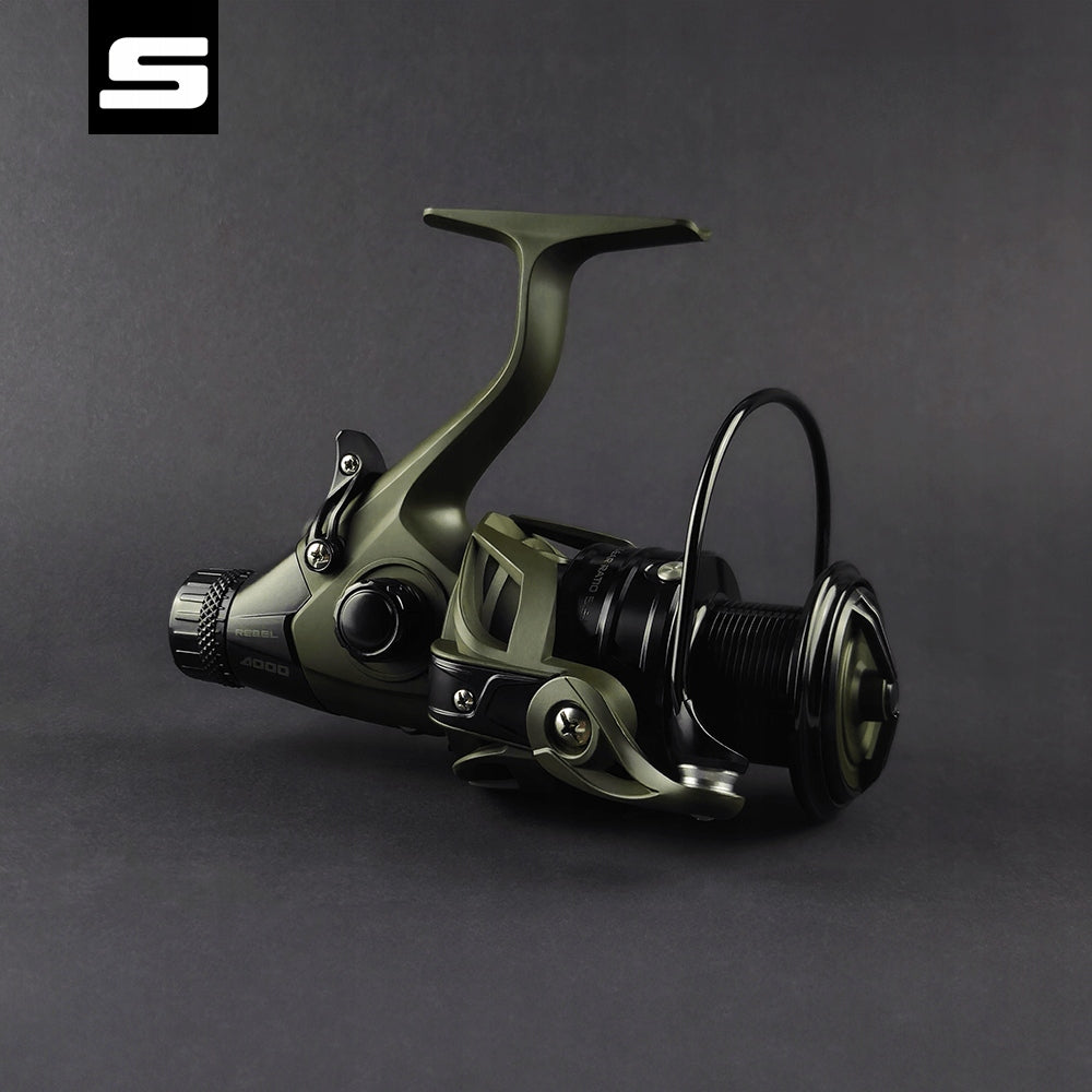 Carp reel with free gear Sahido REBEL REEL 4000 Strong Brake Gear ratio 5.2:1