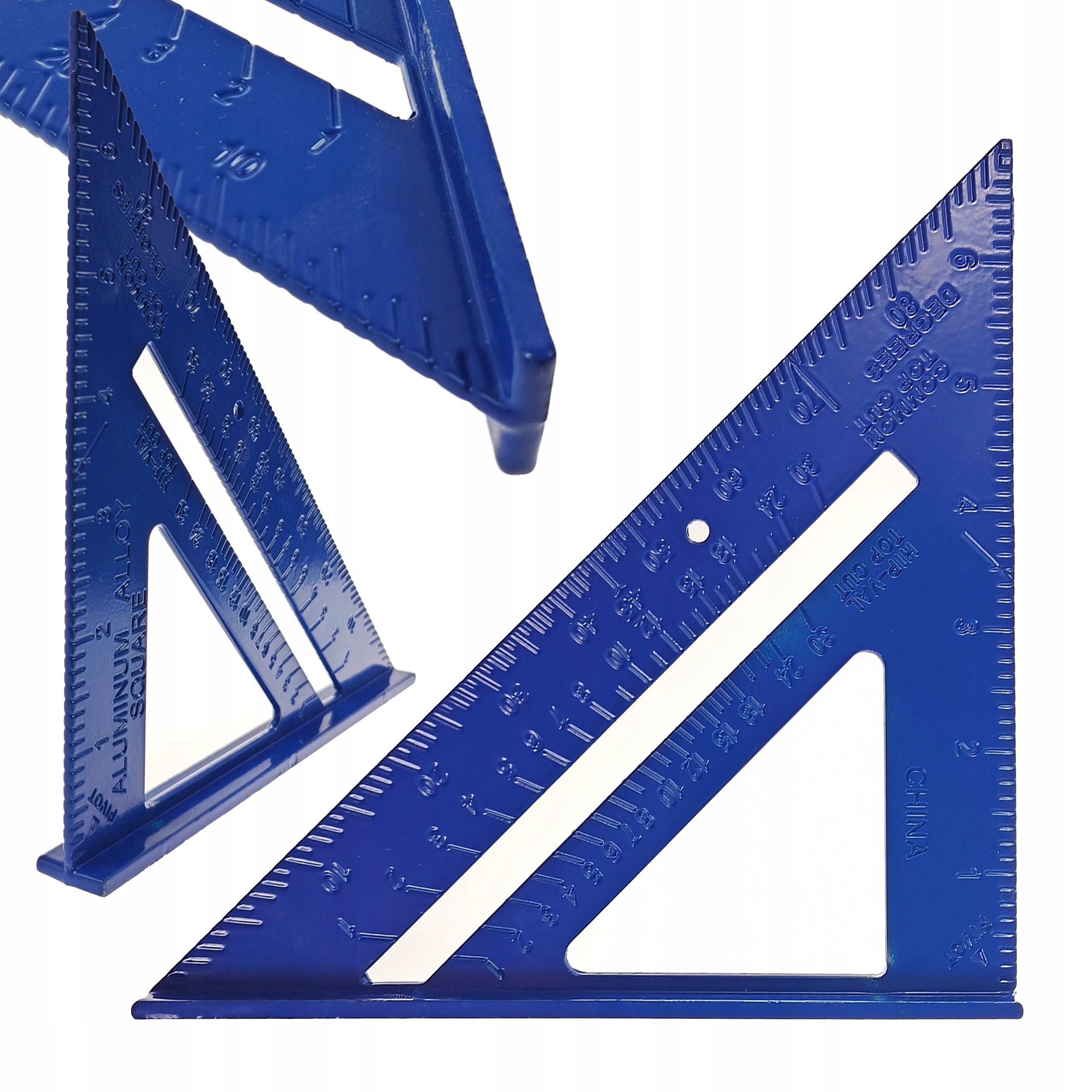 Carpenter angle aluminium 7" with graduation gr 4,0mm!