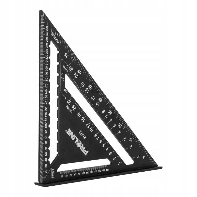 Carpenter angle with base Aluminium Large PROLINE 21372 Kind universal square