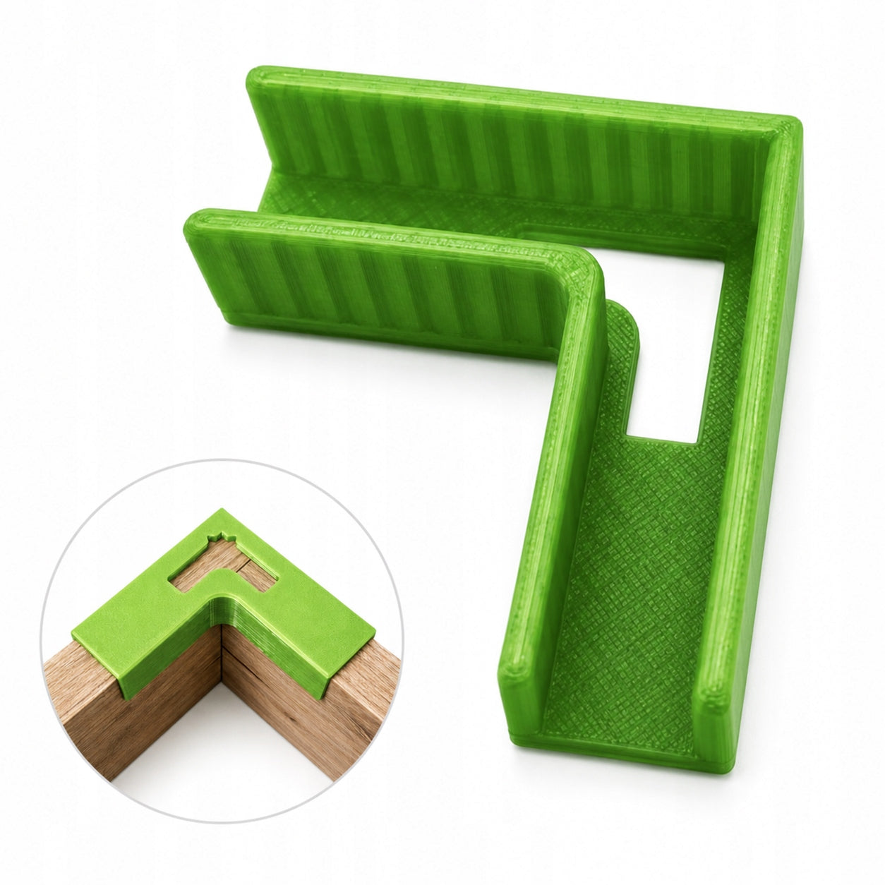 Carpentry handle 3 hand L for boards 18mm furniture mounting angle 1 pc.