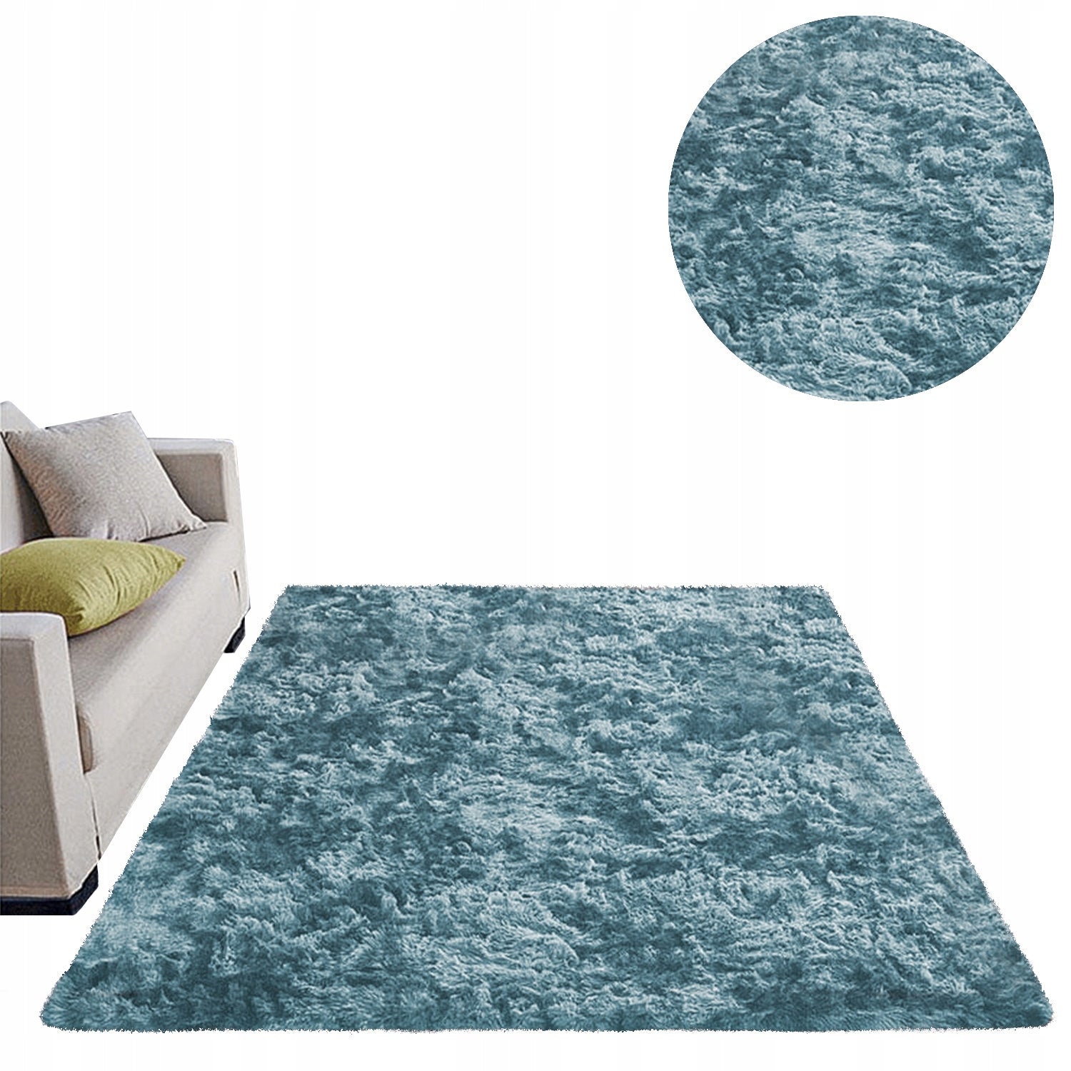 Carpet 160x200 Shaggy Ombre non-slip modern living room soft