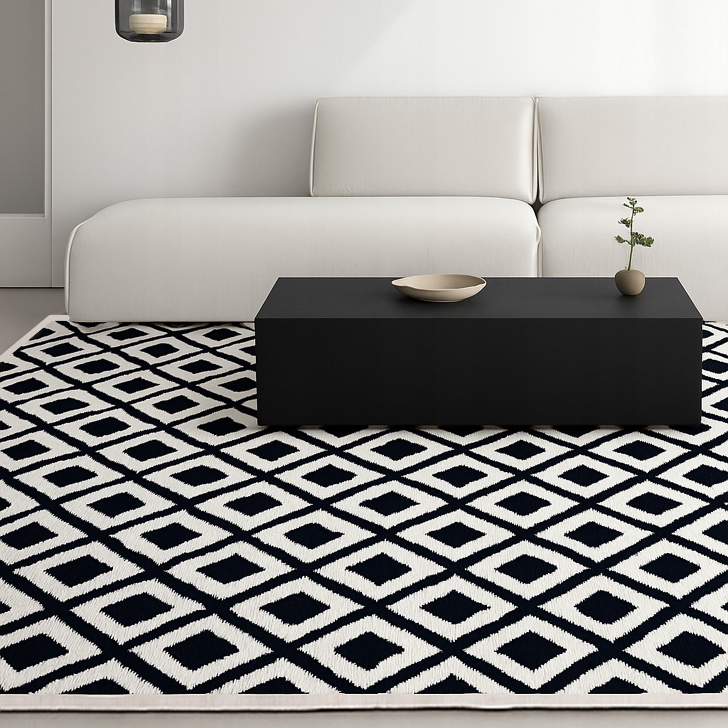 Carpet 160x230 for living room loop large japandi modern heavy thick POLO Brand Strado