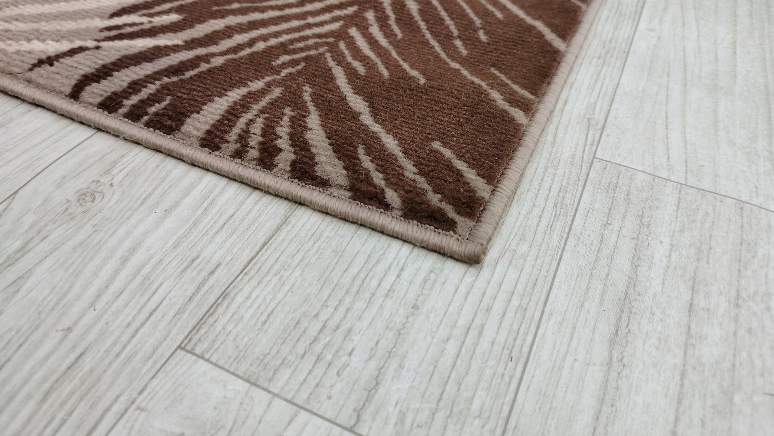 Carpet 180x260 MODERN FOR LIVING ROOM BEDROOM WOVEN BEIGE BROWN FOR ROOM Length 260 cm