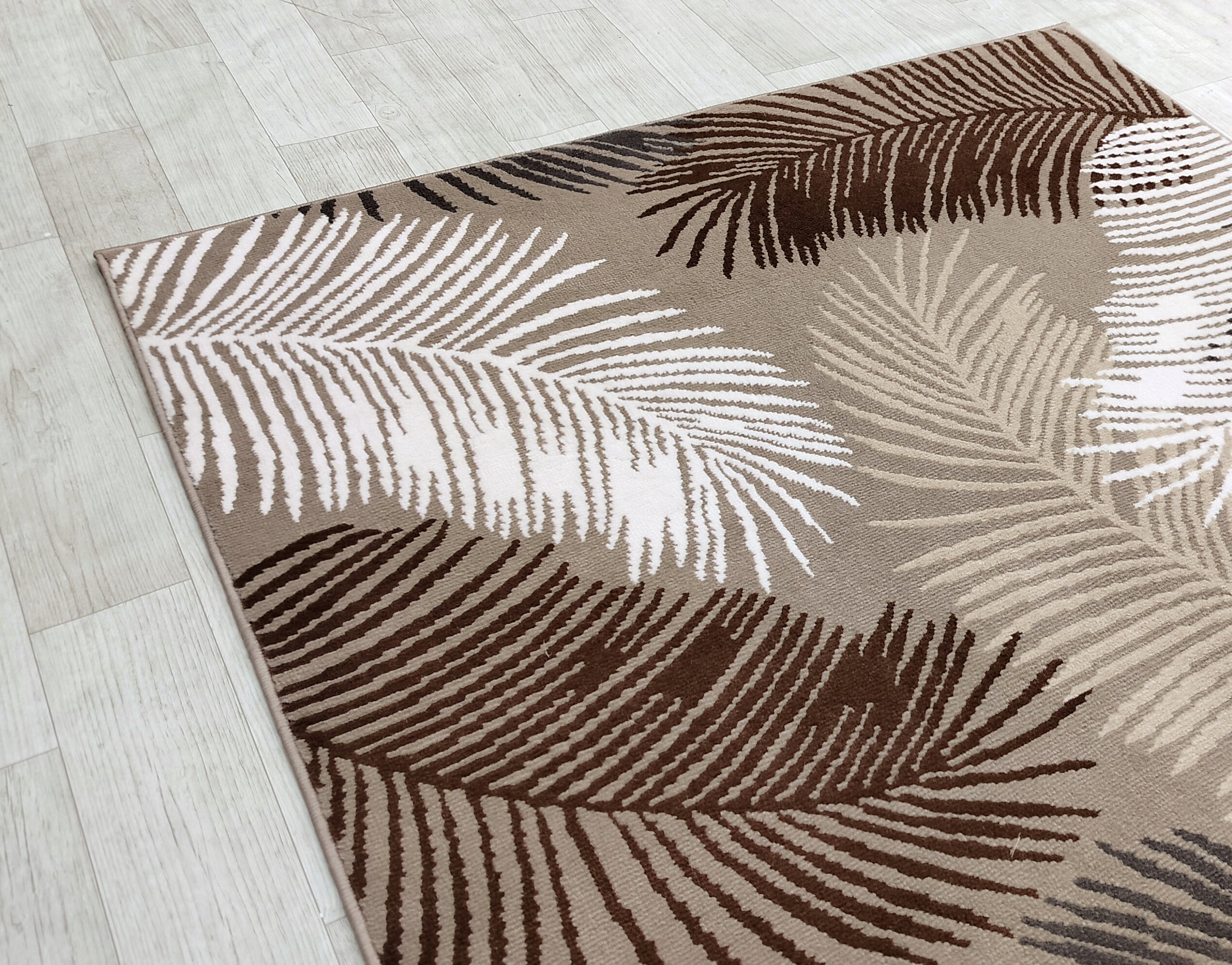 Carpet 180x260 MODERN FOR LIVING ROOM BEDROOM WOVEN BEIGE BROWN FOR ROOM Manufacturer code NOWOCZESNY DYWAN TURECKI LOTUS BCF