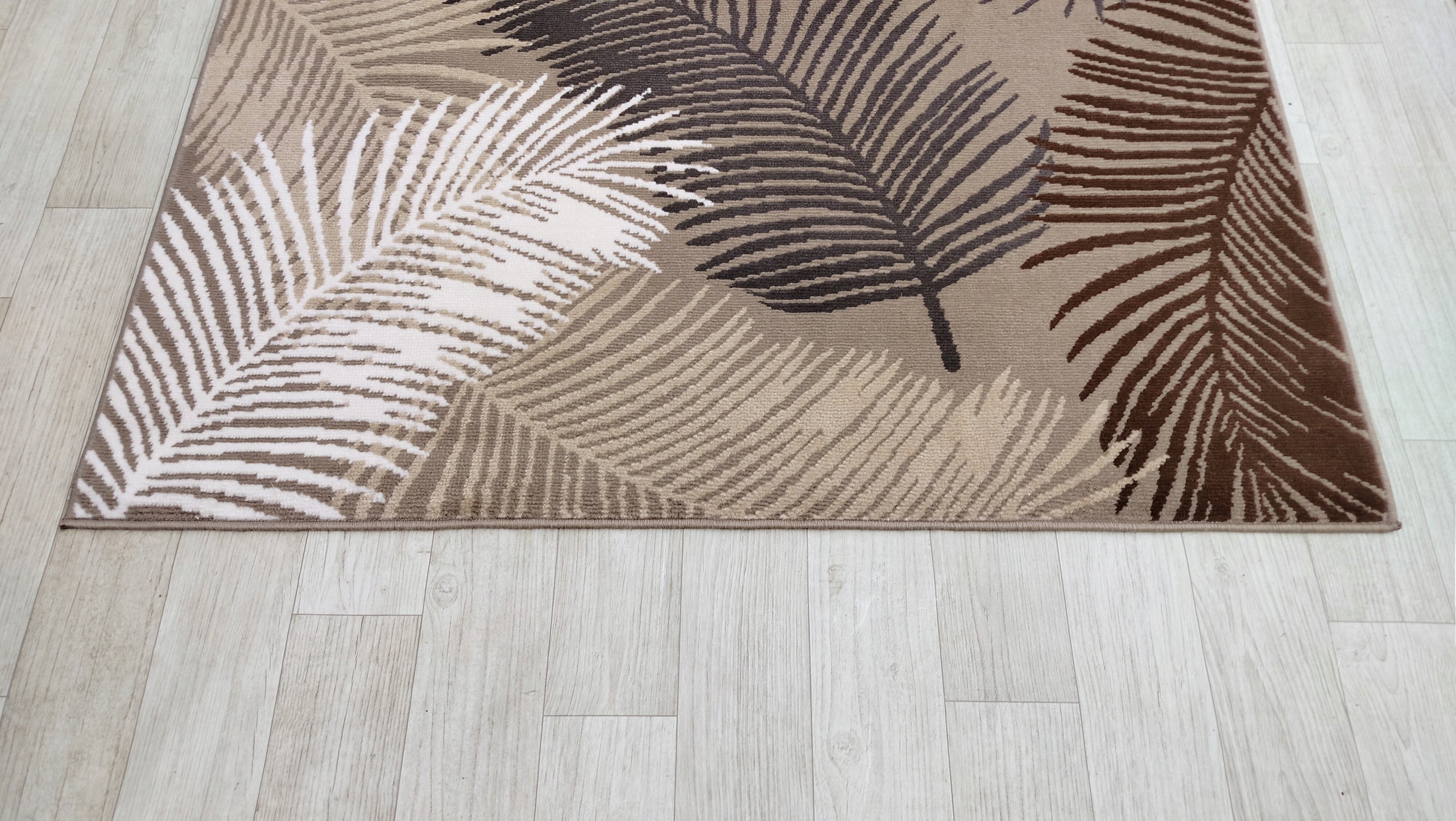 Carpet 180x260 MODERN FOR LIVING ROOM BEDROOM WOVEN BEIGE BROWN FOR ROOM Thickness 8 mm