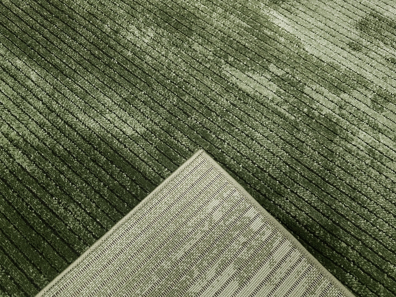 Carpet 200x290 GREEN MODERN UNIFORM FOR LIVING ROOM BEDROOM FASHIONABLE GREENERY Length 290 cm