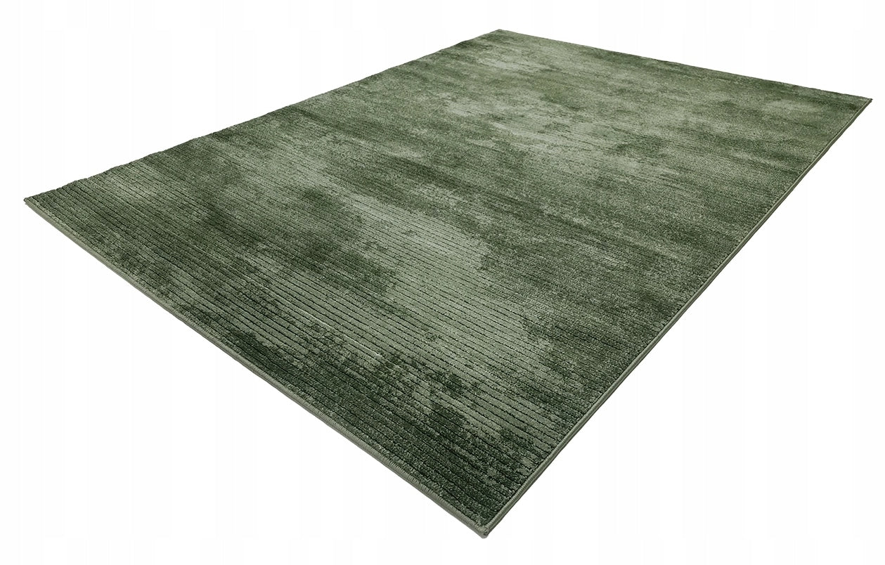 Carpet 200x290 GREEN MODERN UNIFORM FOR LIVING ROOM BEDROOM FASHIONABLE GREENERY Packaging status original
