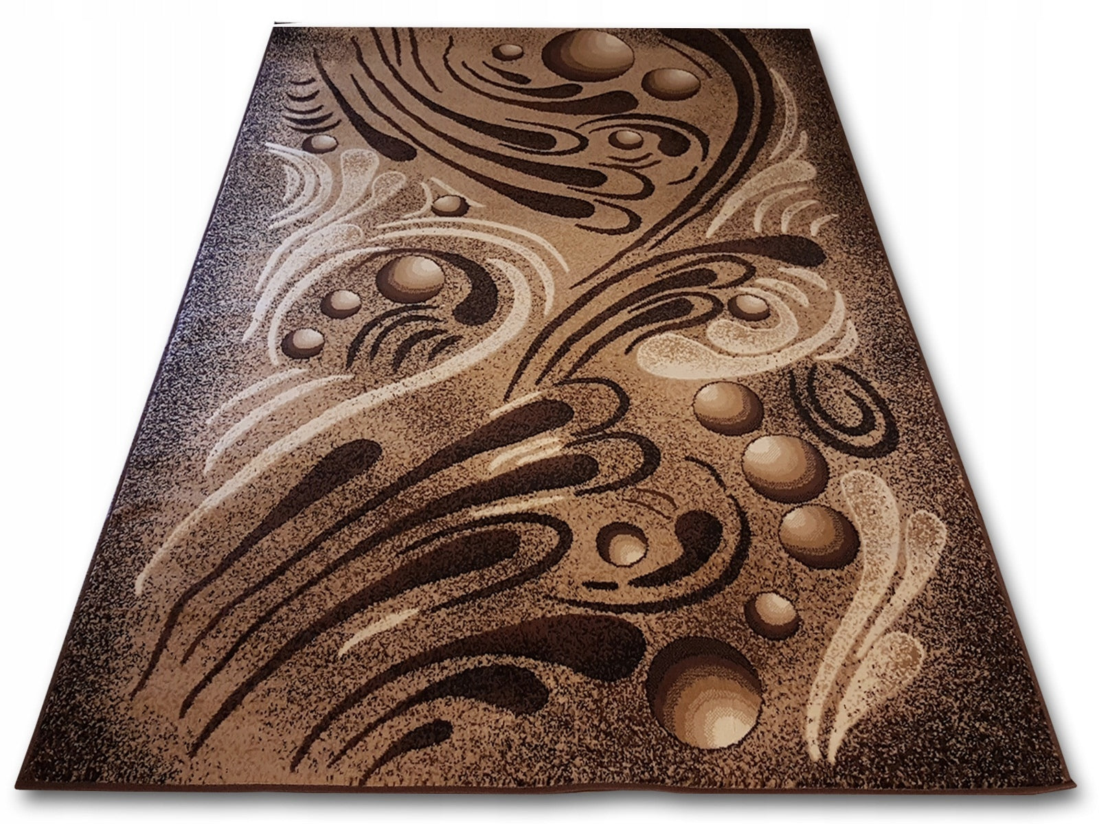 Carpet 200x400 Thickly Woven 2x4 Alpha Shiraz Bcf Belgium Brown Beige HQ MixPatterns Color multicolor