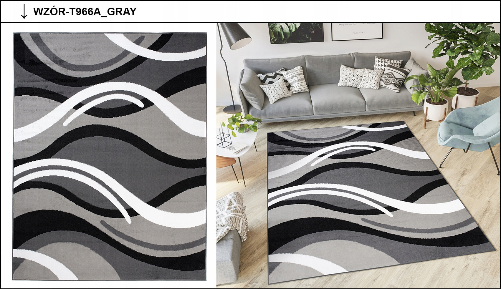 Carpet 250x300 BCF LUXURY SOFT MODERN DESIGNS Brand Dywany Chemex