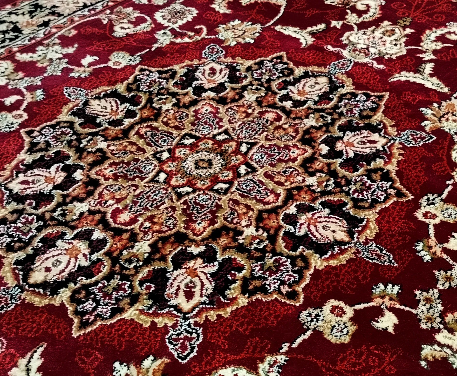 Carpet 250x350 CLASSIC BURGUNDY WOVEN FOR LIVING ROOM THICK TRADITIONAL BURGUNDY Manufacturer code Dywan klasyczny bordowy
