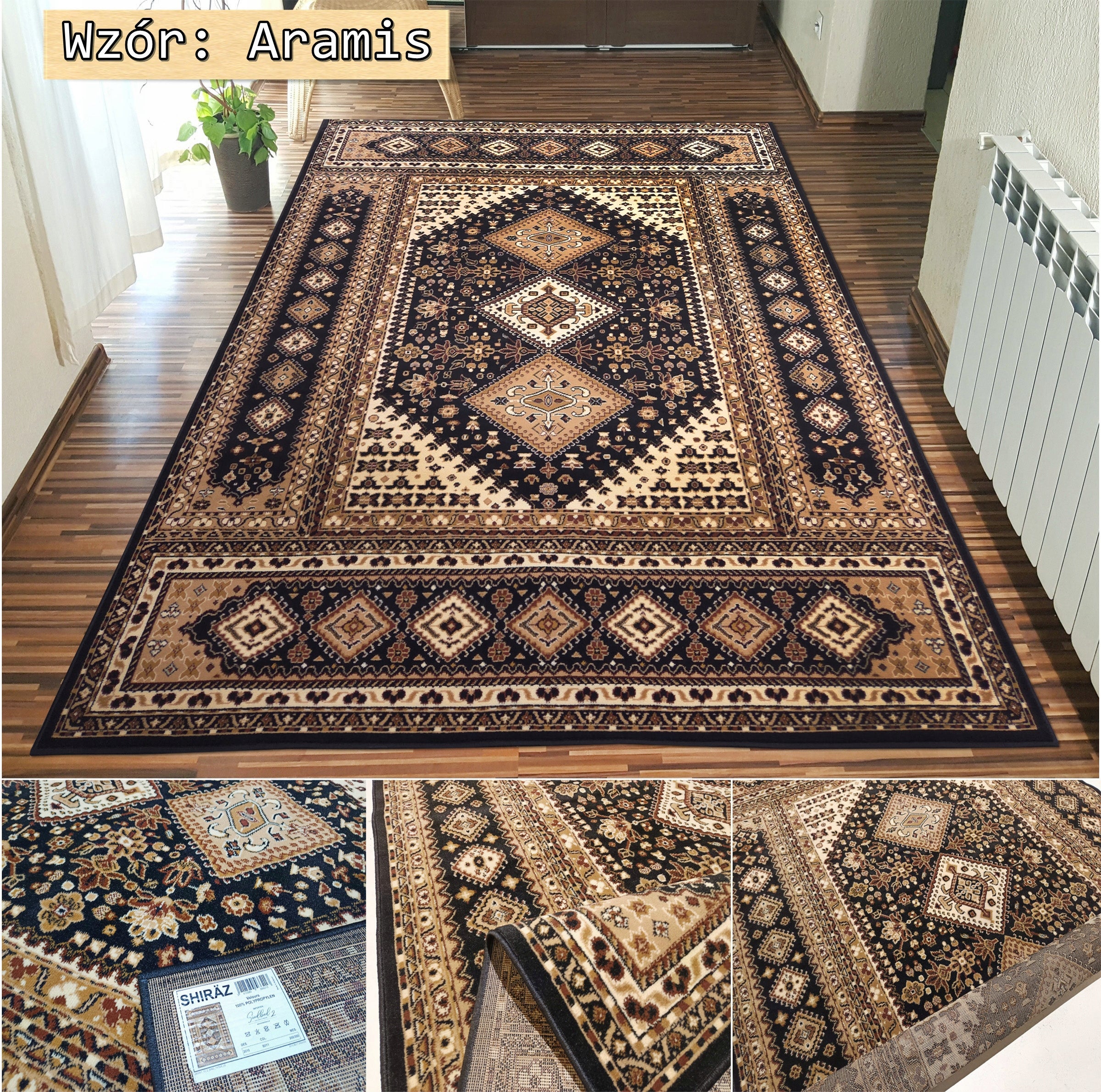 Carpet 250x350 cm Alfa Belgian Woven Solid Various Designs for Living Room Brand Alfa
