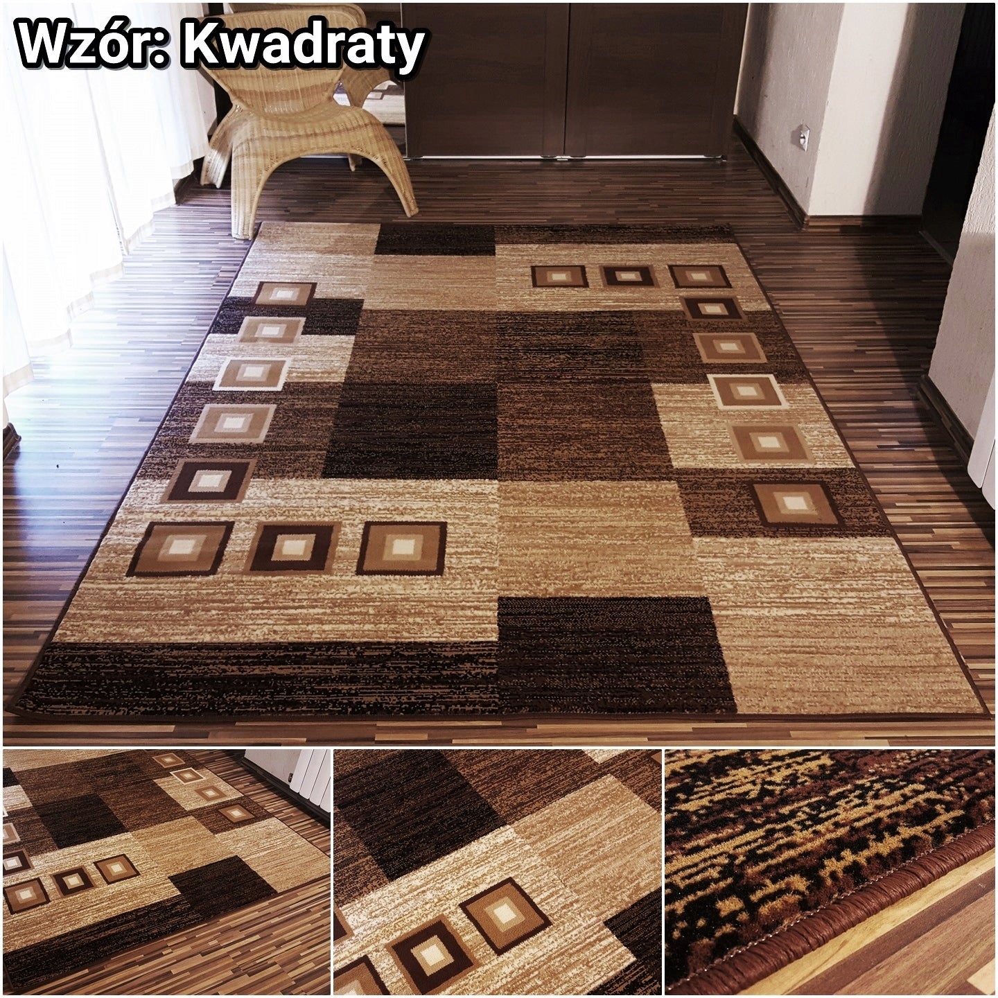 Carpet 250x350 cm Alfa Belgian Woven Solid Various Designs for Living Room Color multicolor