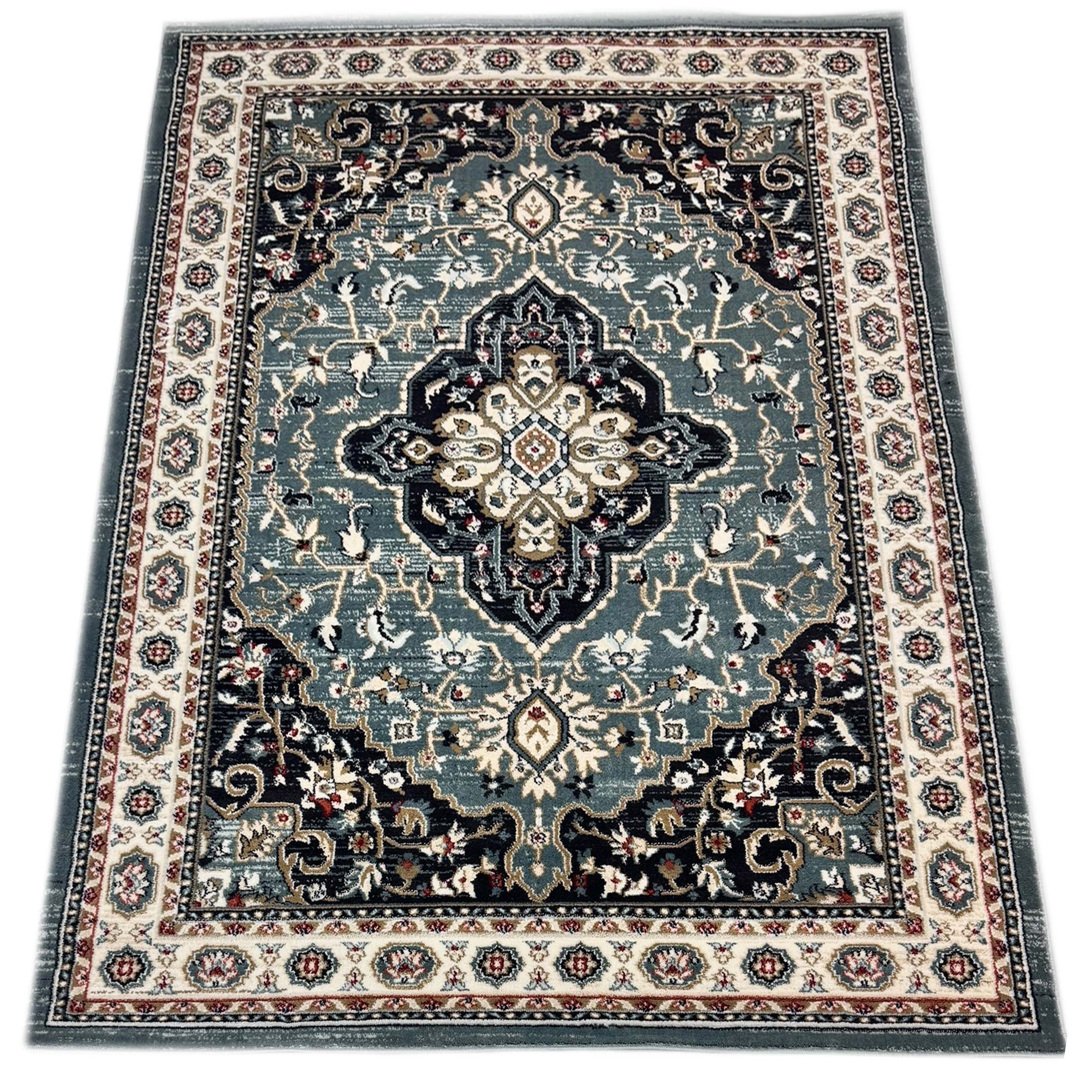 Carpet 3x4 m Elegant For Living Room Bedroom English style duck egg blue