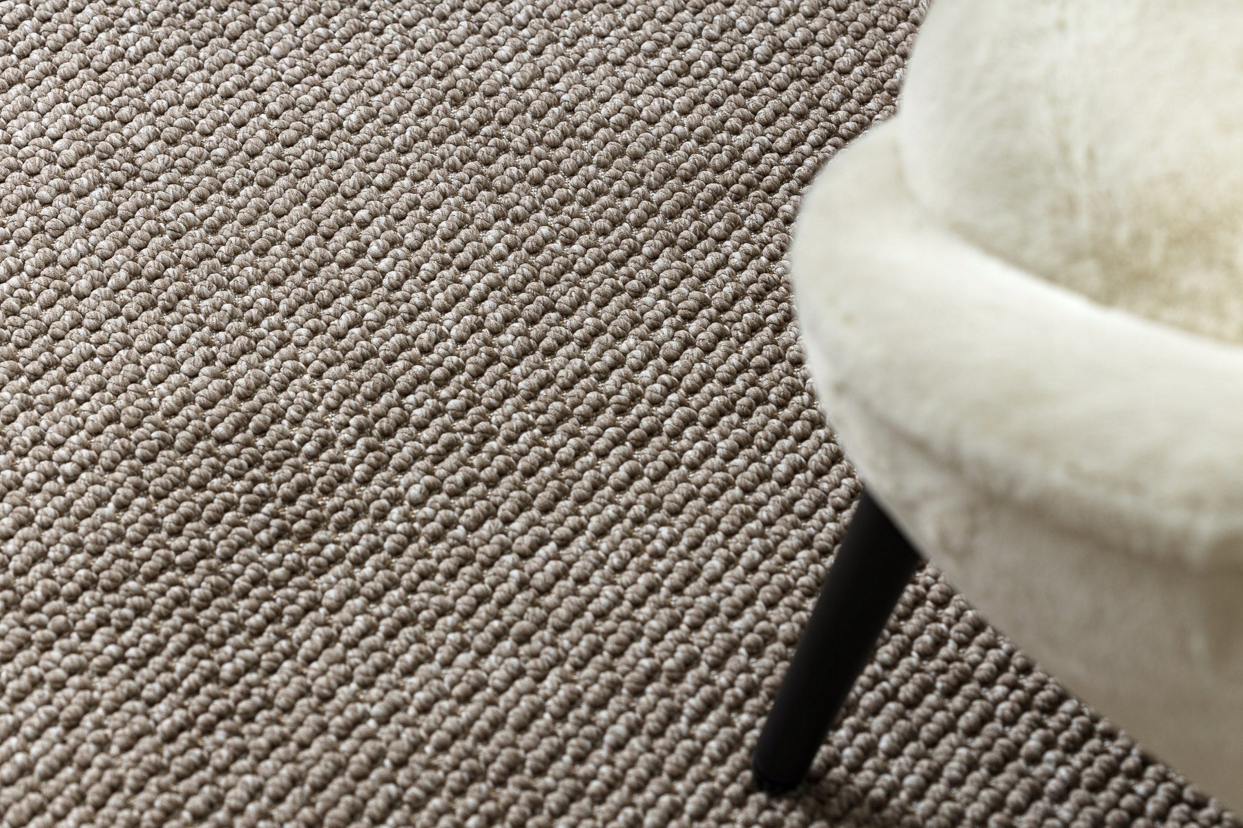 Carpet CASABLANCA brown loop SOFT 150x250 cm Product width 150 cm