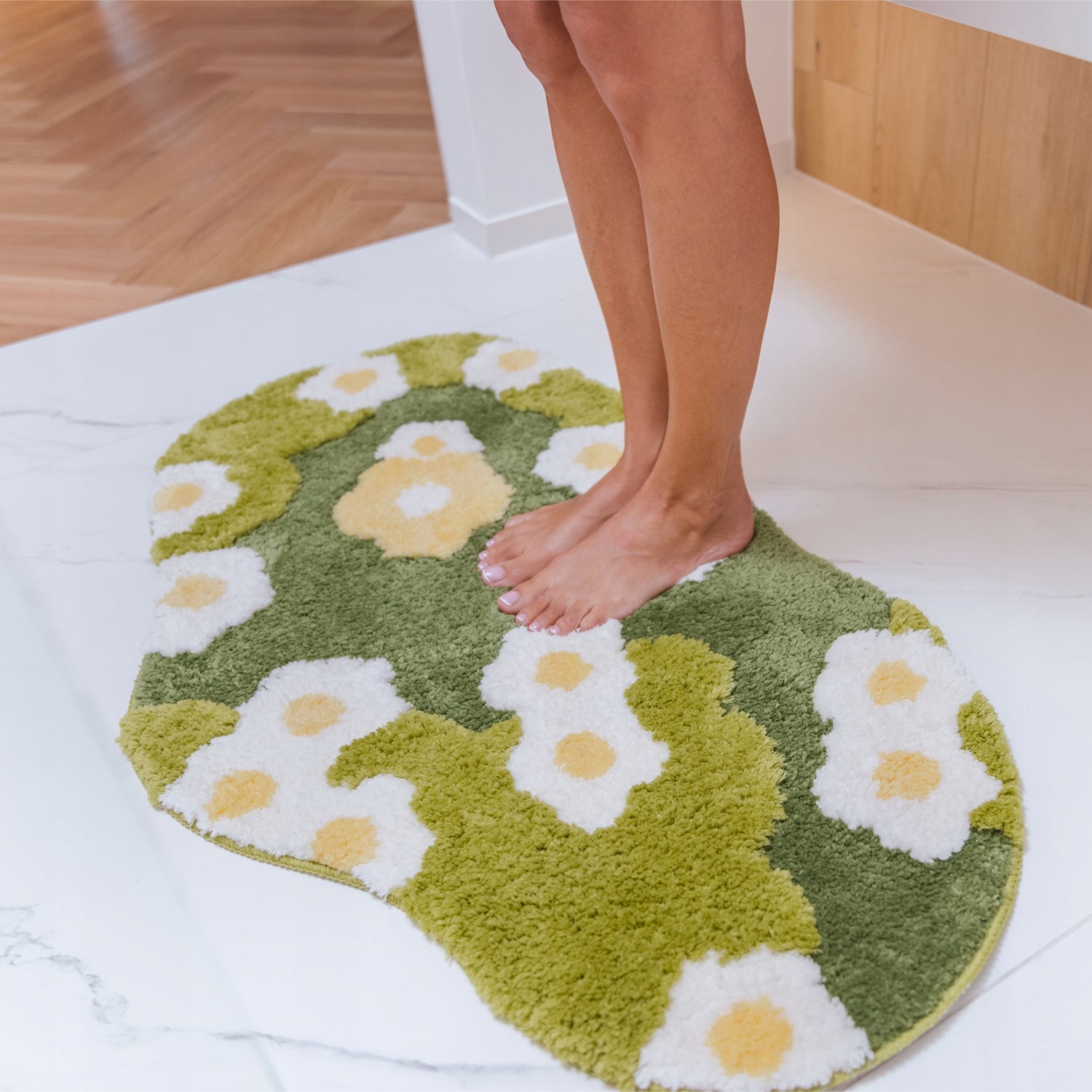 Carpet Decorative Fluffy Soft Thick Nice 60x100cm Green Meadow Like Moss Manufacturer code EF0390