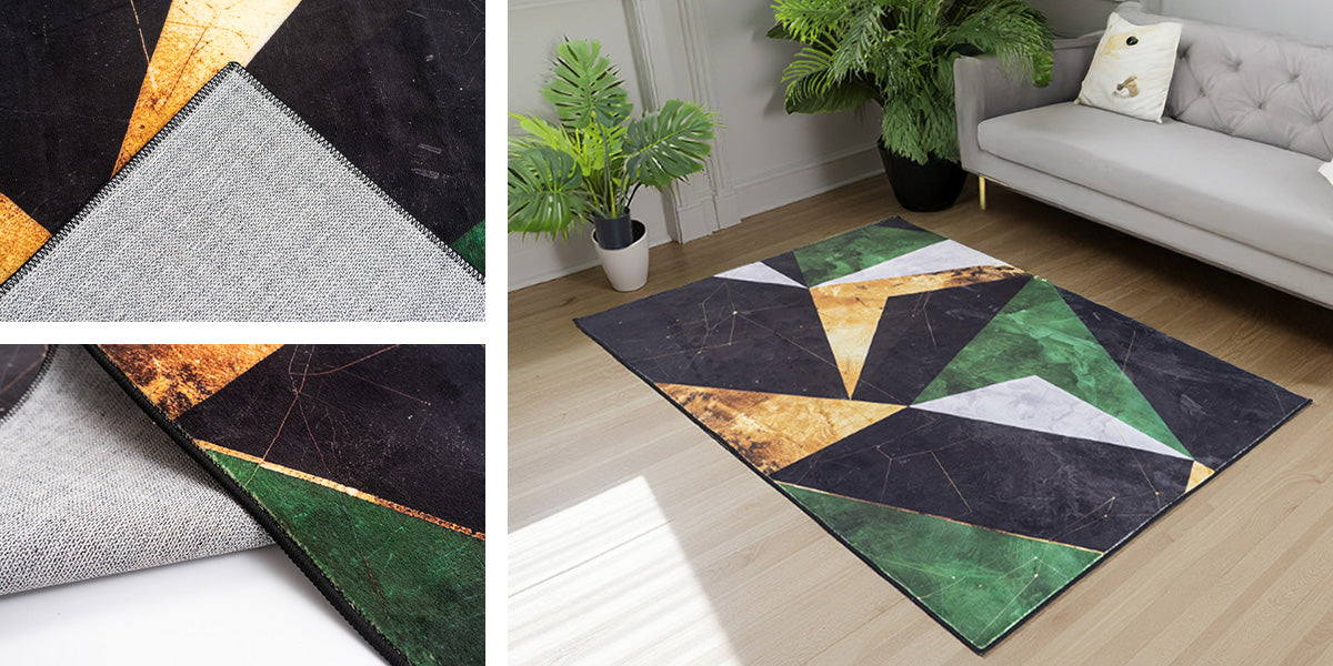 Carpet NOVO 160x200 non-slip soft silky modern living room Color multicolor