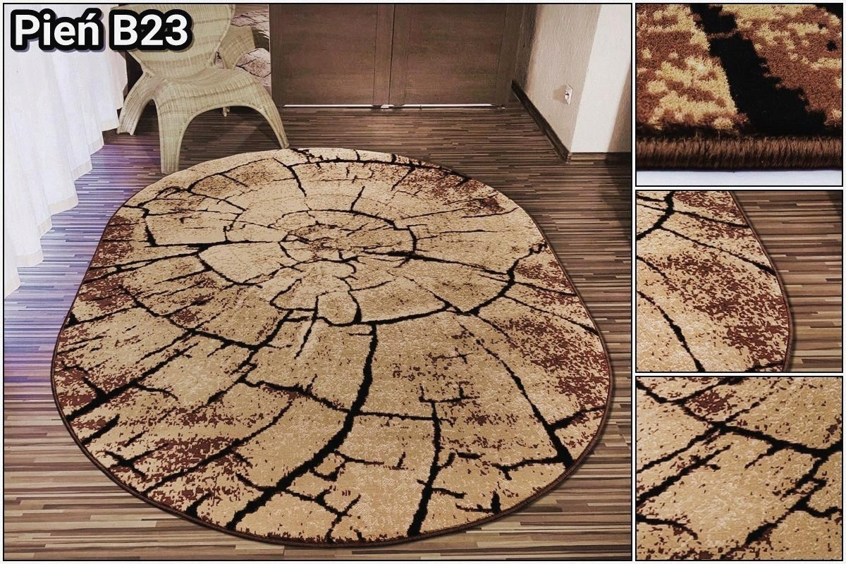 Carpet Oval Carpets Oval ALFA 200x300 Mix patterns Belgian with Hair Thickness 10 mm
