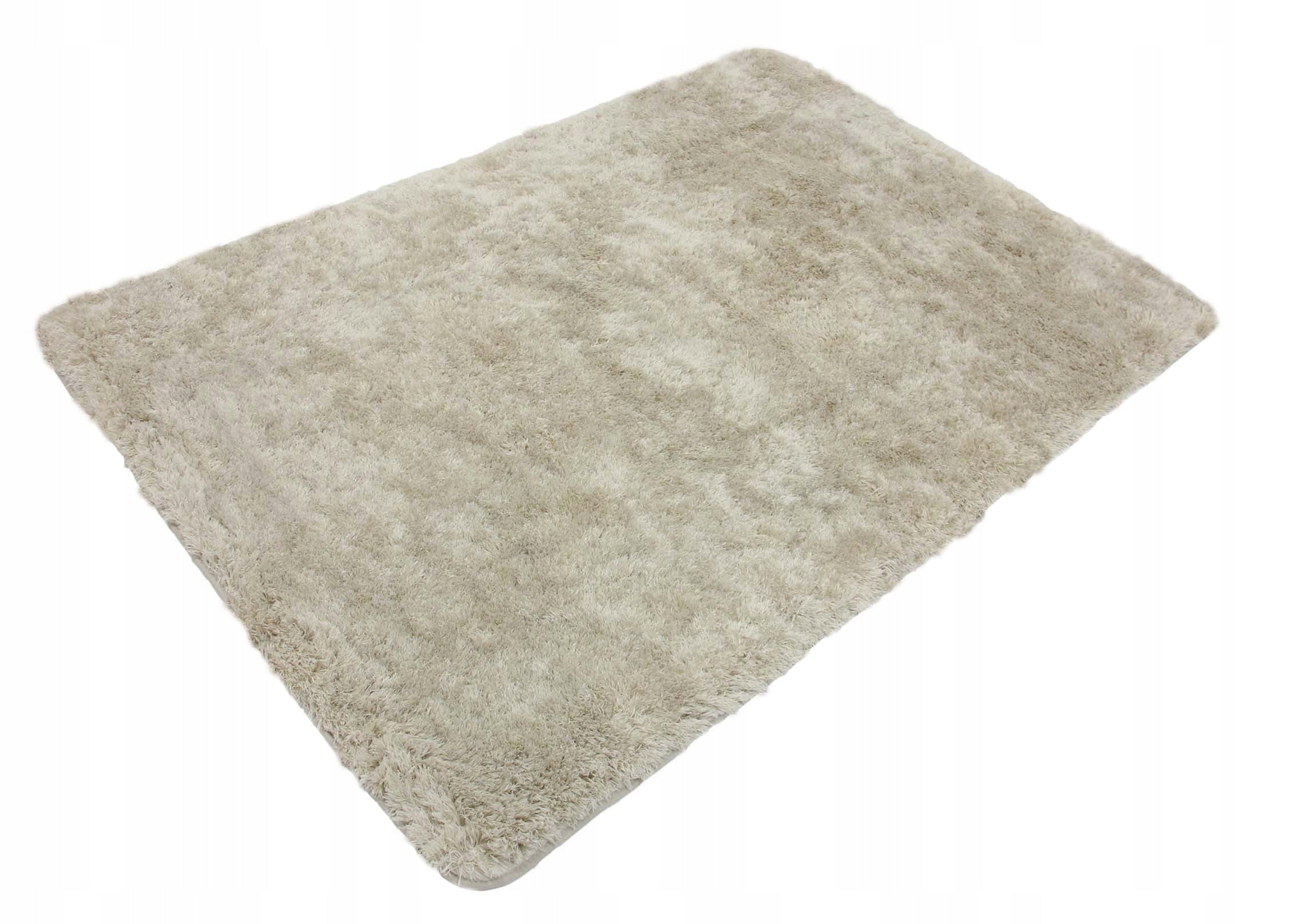 Carpet Plush Soft Shaggy Anti-slip Softi Beige 80x120cm Shape rectangular