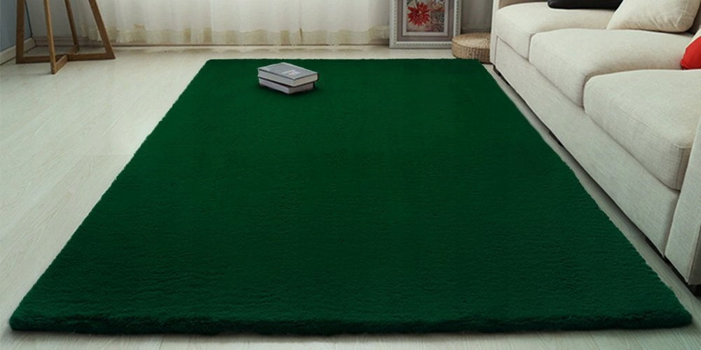 Carpet Rabbit fur rabbit non-slip modern plush 80x150 Additional information non-slip properties