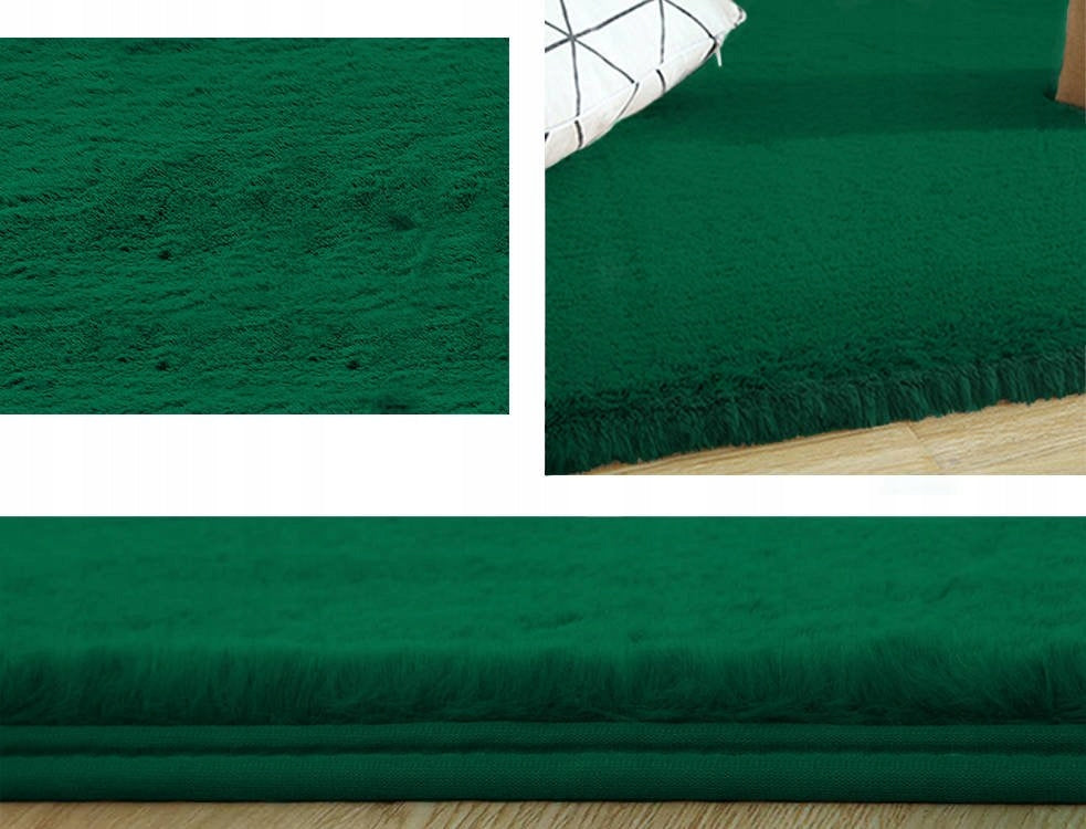 Carpet Rabbit fur rabbit non-slip modern plush 80x150 For for interiors