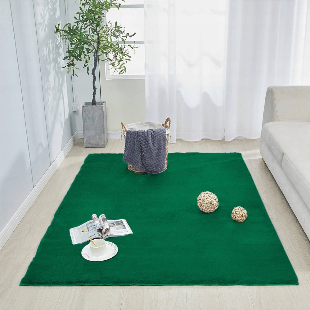 Carpet Rabbit fur rabbit non-slip modern plush 80x150 Packaging status original