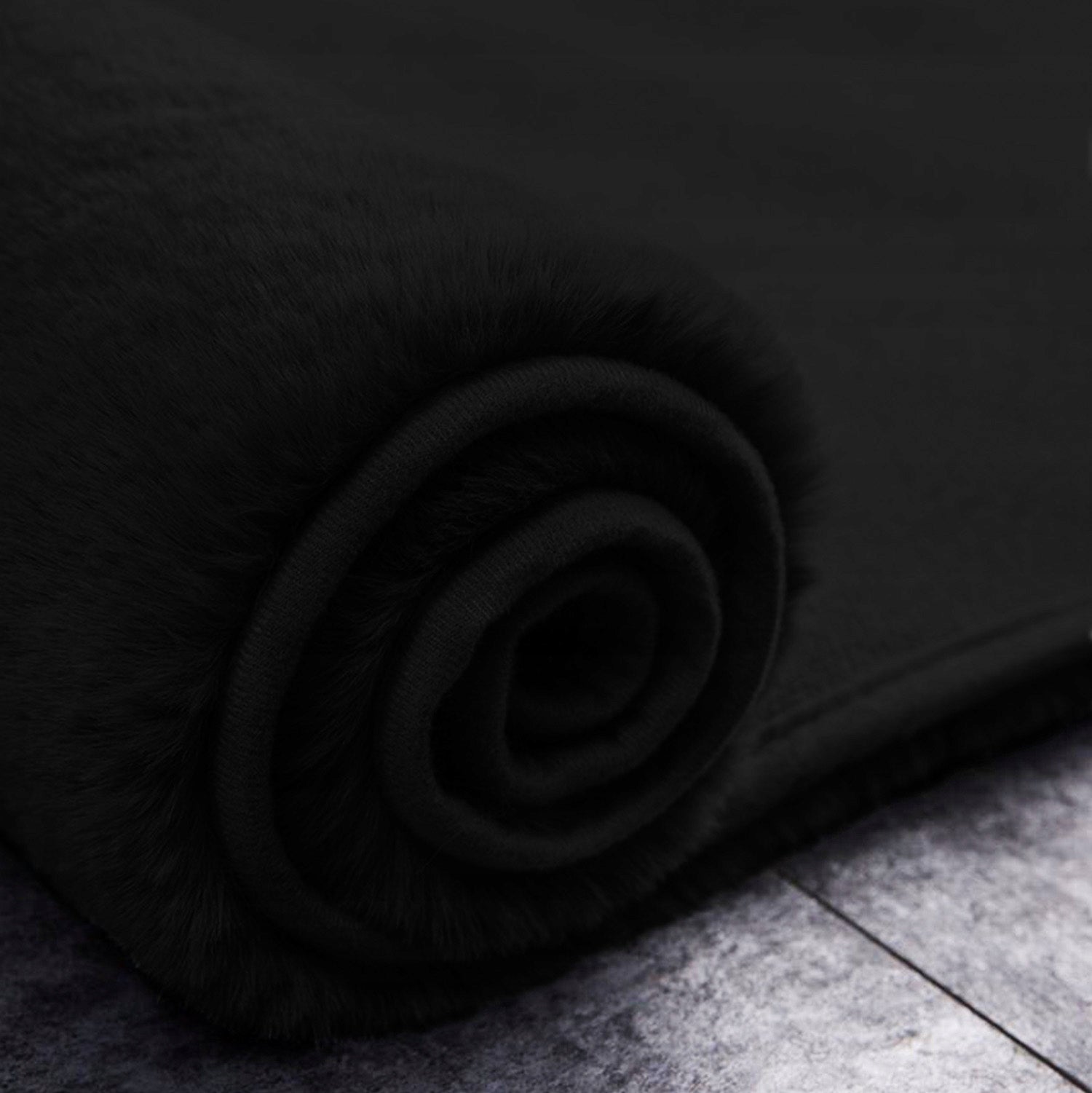 Carpet Rabbit fur rabbit non-slip modern soft 160x230 Length 230 cm
