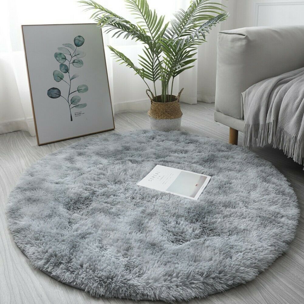 Carpet Round 200 cm Fur Shaggy For Living Room Plush Fluffy Soft XXL Manufacturer code 1