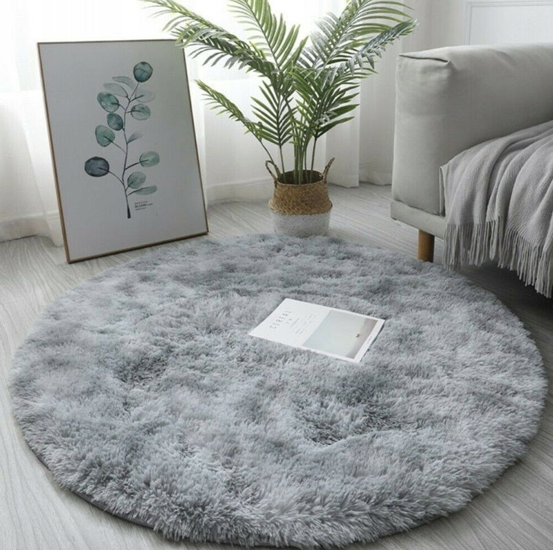 Carpet Round Hairy 160 cm Fur Shaggy For Living Room Plush Fluffy Brand VidaXL