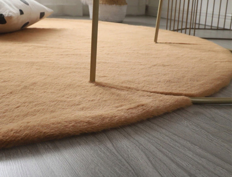 Carpet Round Rabbit rabbit fur non-slip fluffy 120x120 Kind furry