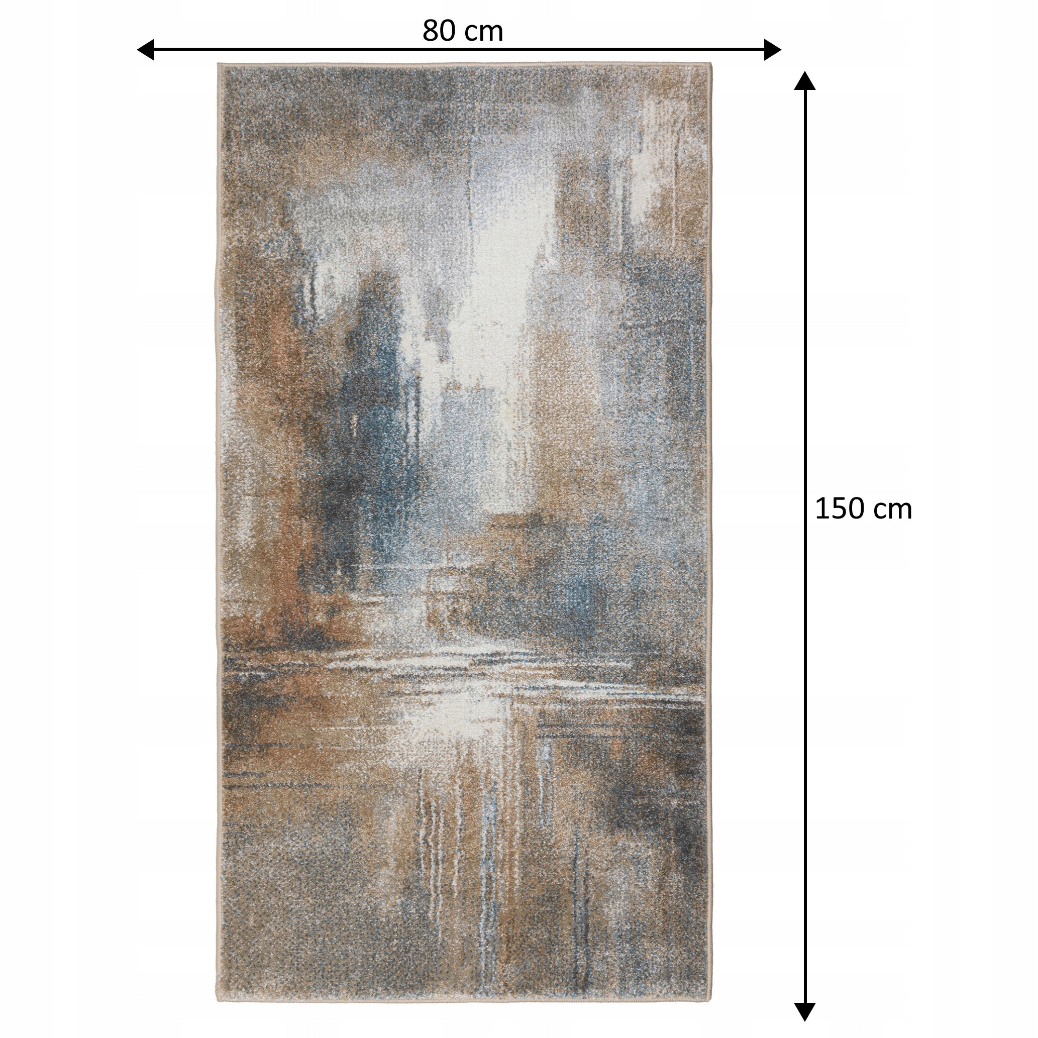 Carpet Rug Sidewalk 80x150cm For Bedroom For Corridor Dense Modern Color beige