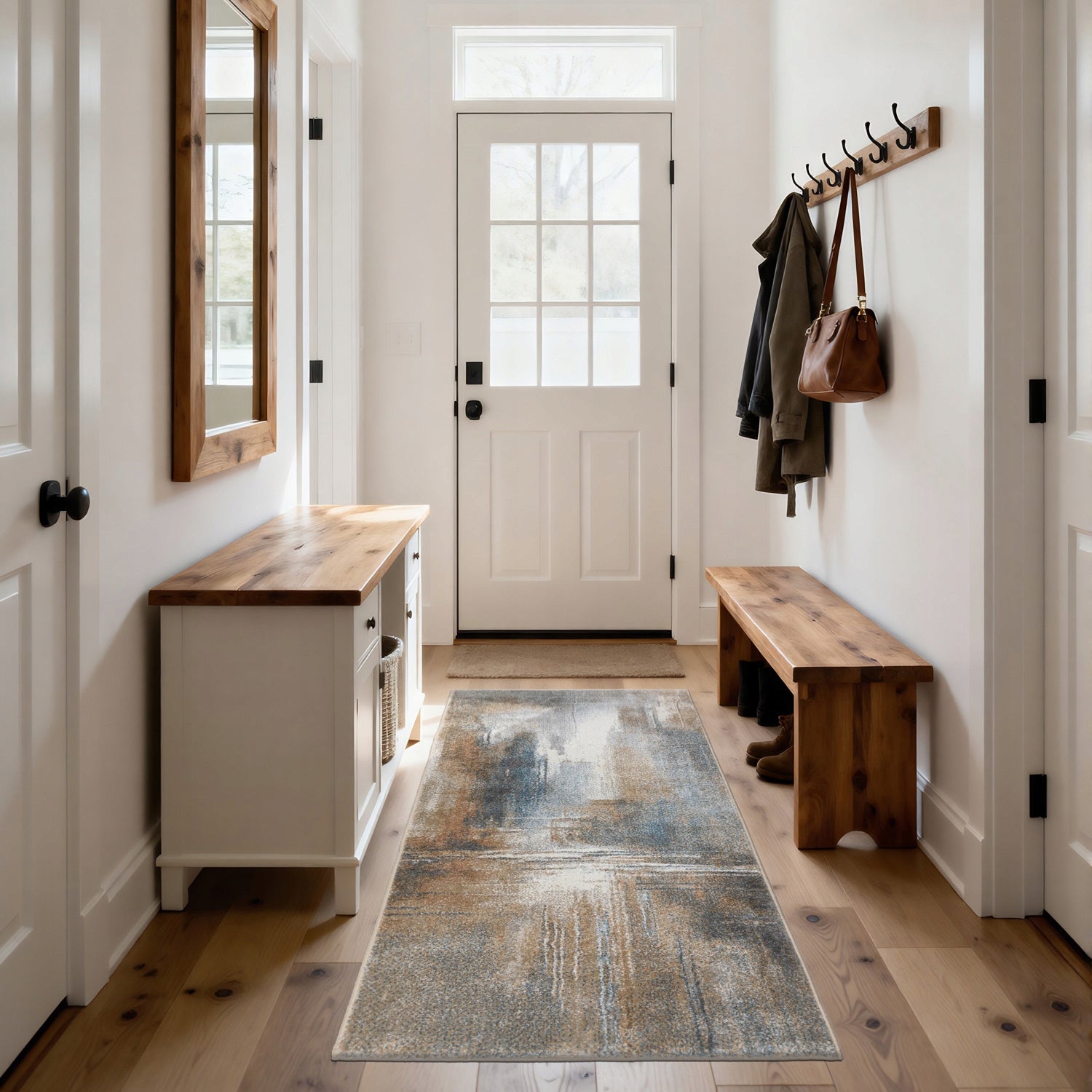 Carpet Rug Sidewalk 80x150cm For Bedroom For Corridor Dense Modern Product width 80 cm
