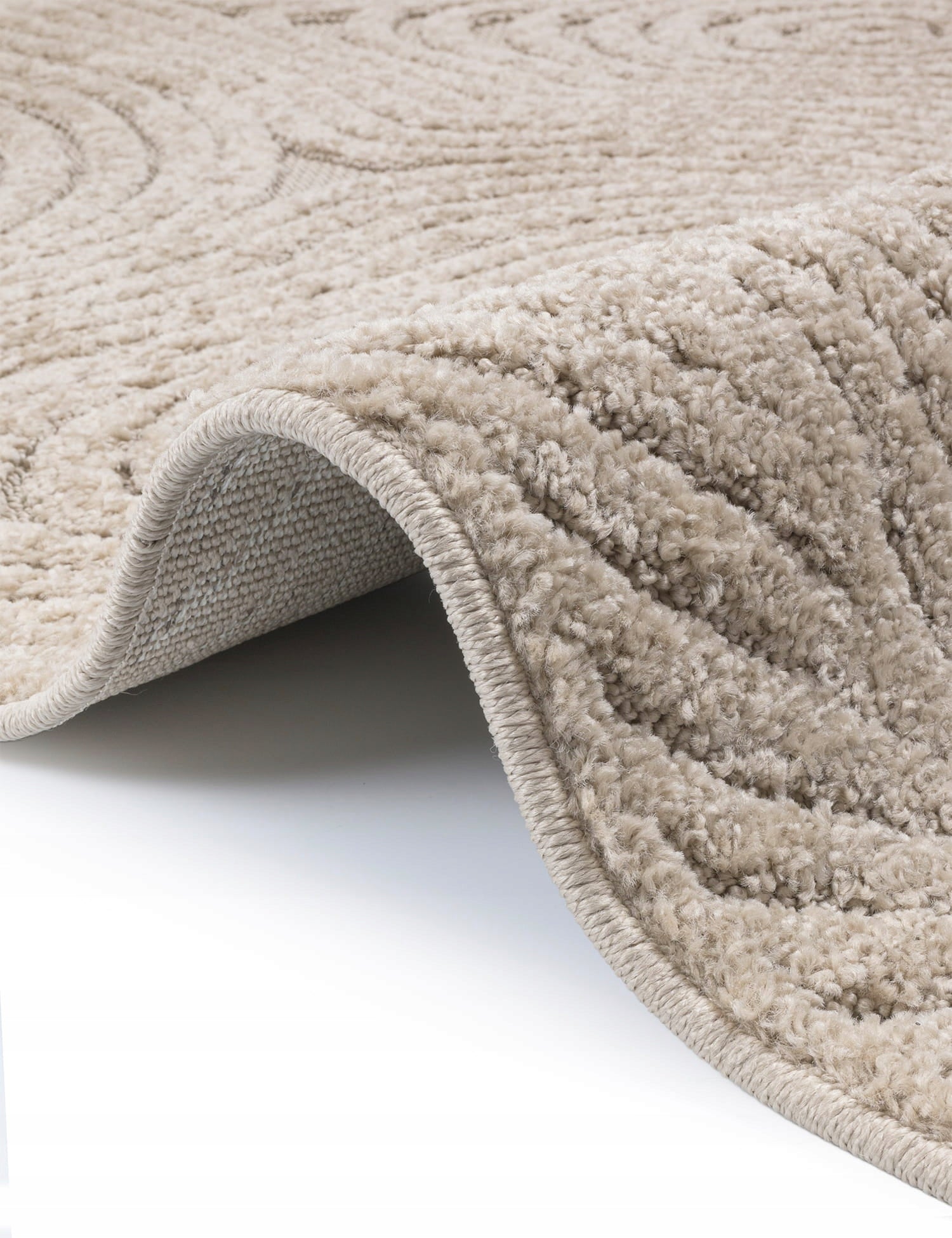Carpet SIDEWALK Boho Cora 80x150 cm Beige RUG for BEDROOM modern Length 150 cm