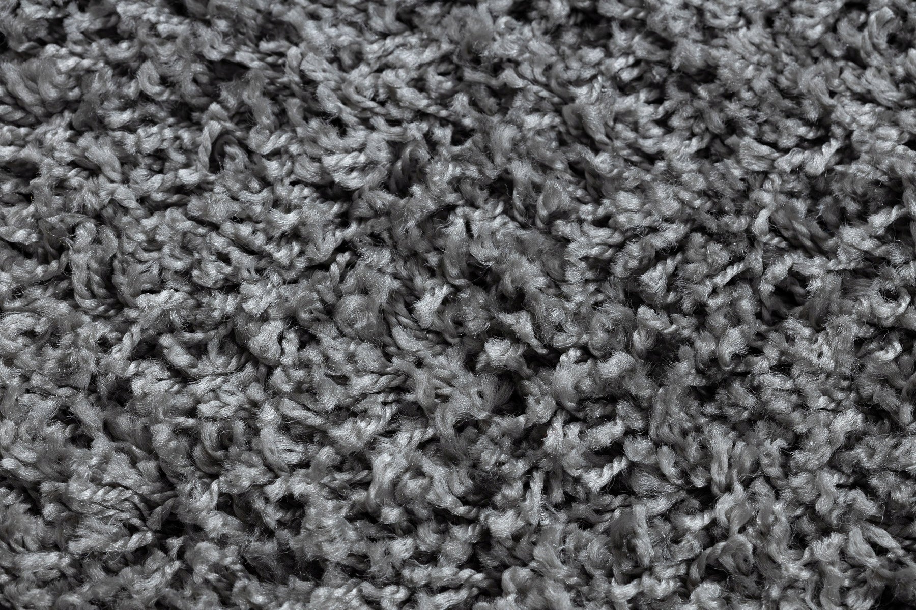 Carpet SOFFI circle shaggy 5cm GREY 120 cm Color gray