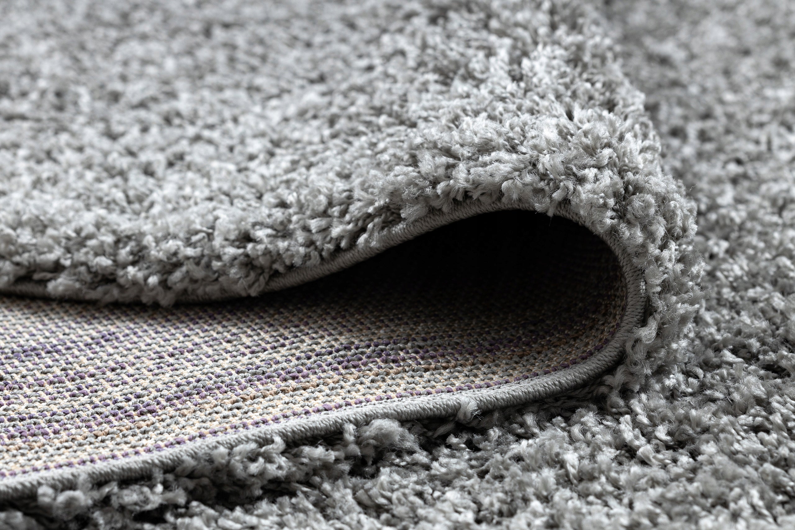 Carpet SOFFI shaggy 140x190 cm thick GREY QUALITY Kind shaggy