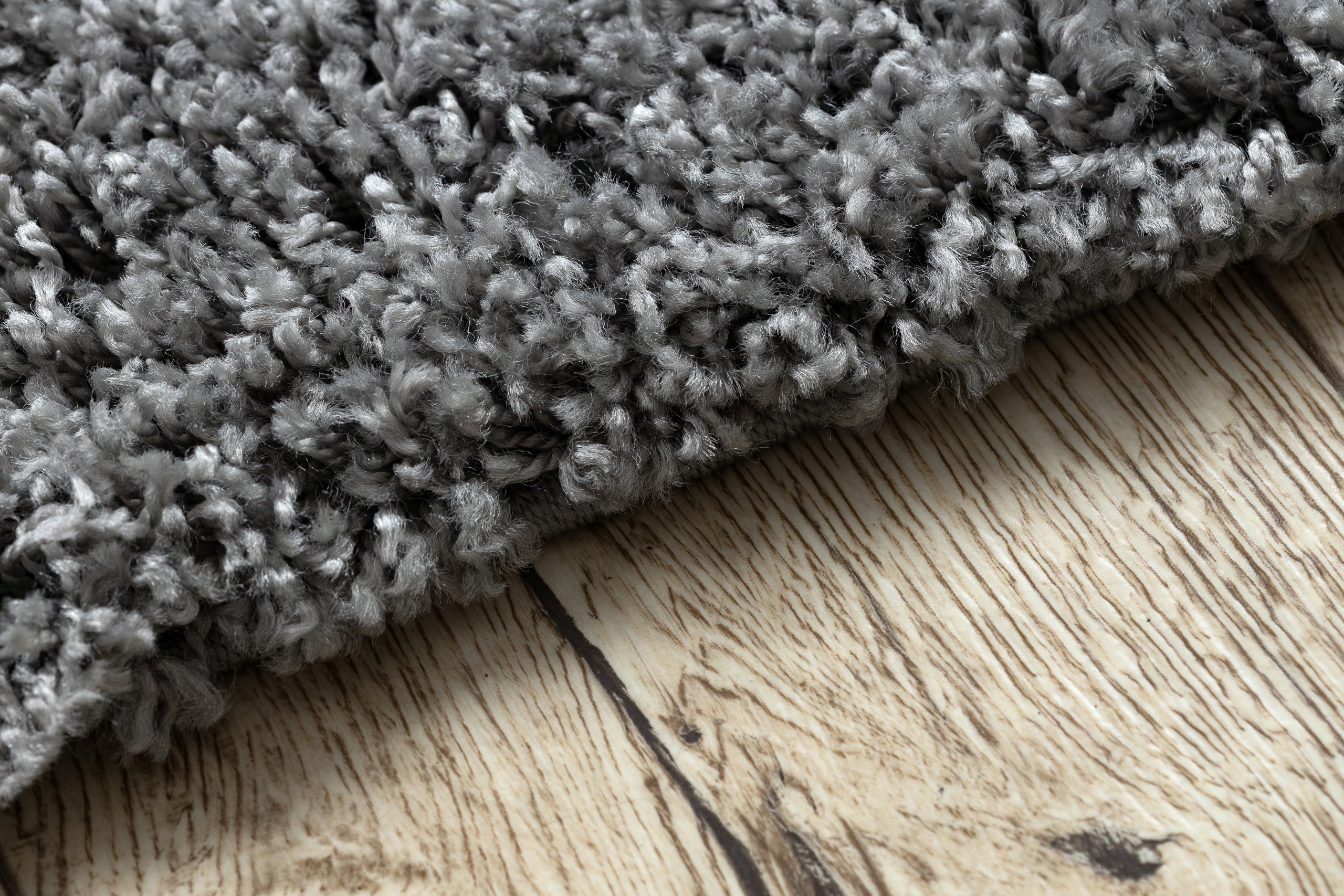 Carpet SOFFI shaggy 140x190 cm thick GREY QUALITY Product width 140 cm